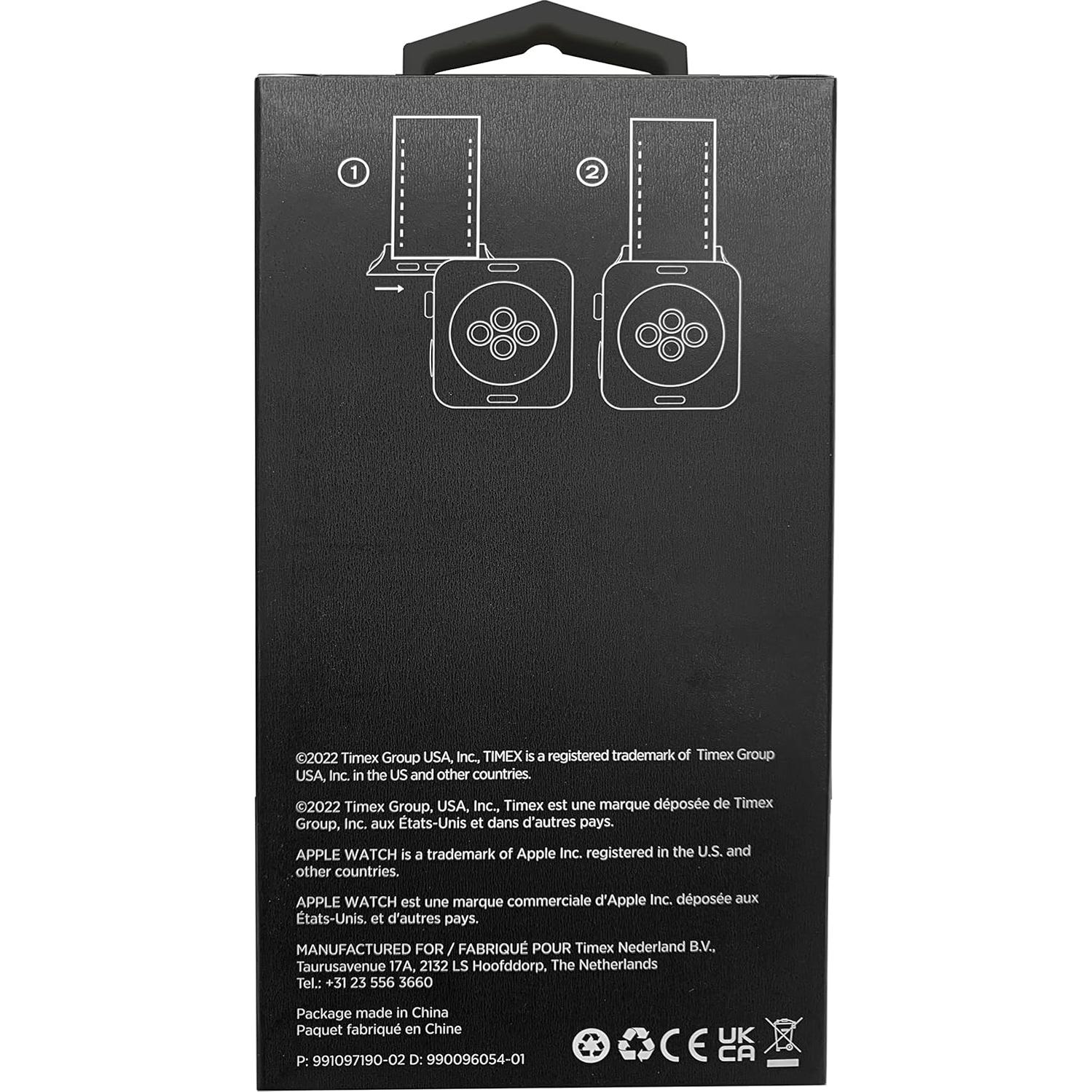 Correa Unisex Timex para Apple Watch 42mm - 44mm Negra