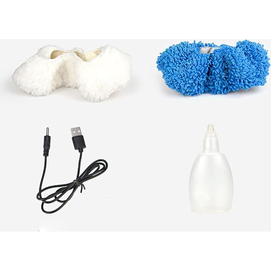 Robot Trapeador Inteligente SHATUOA Negro 360° Humidificación