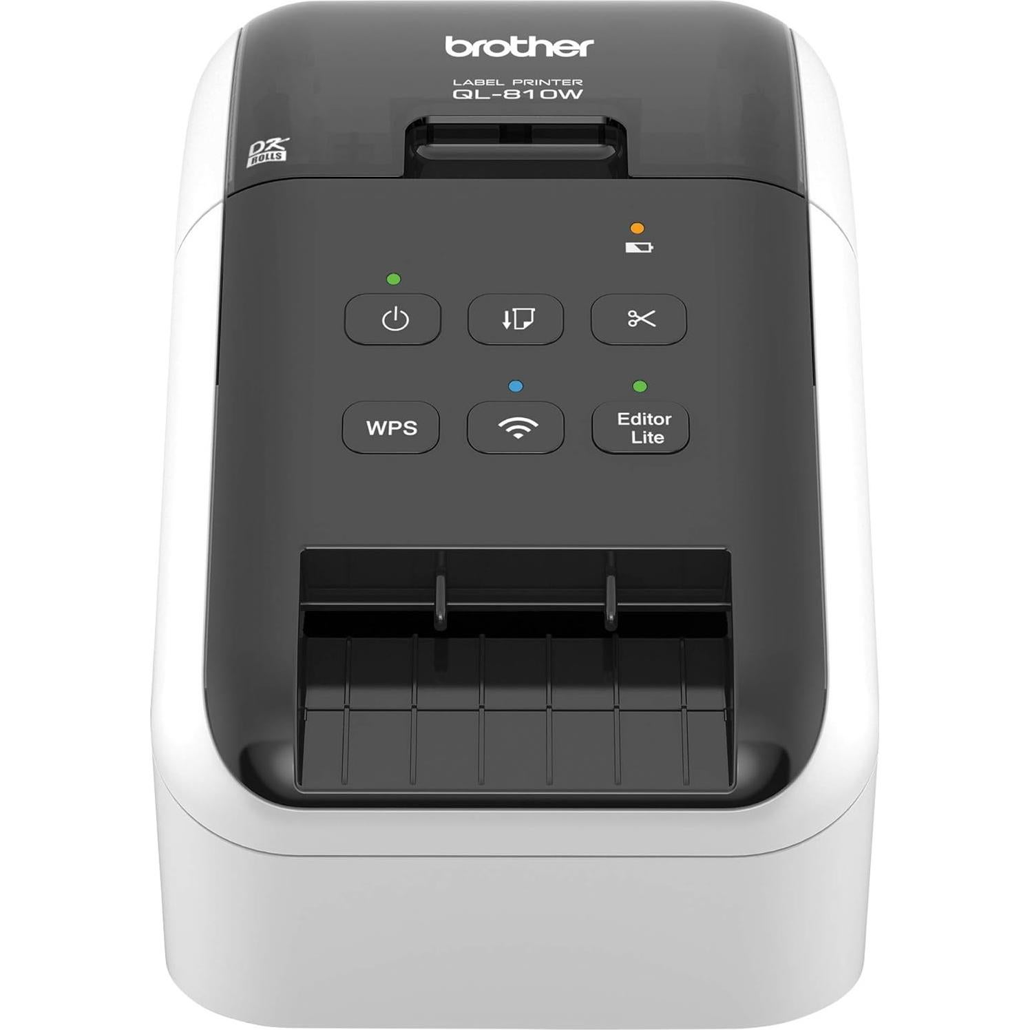 Brother RQL-810W- (QL-810W) Ultra-Fast Label Printer with Wireless Networking White (Renewed Premium)