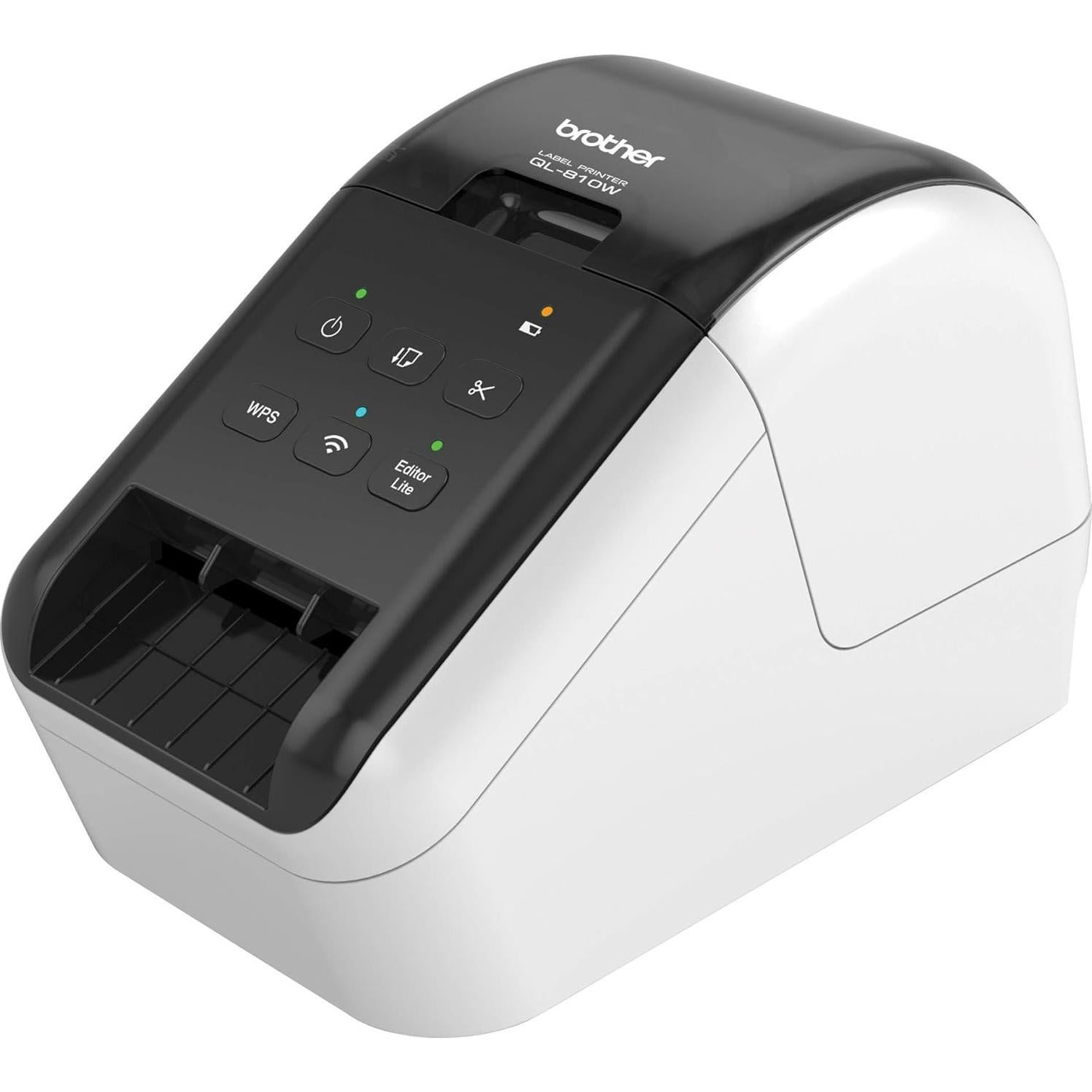 Brother RQL-810W- (QL-810W) Ultra-Fast Label Printer with Wireless Networking White (Renewed Premium)