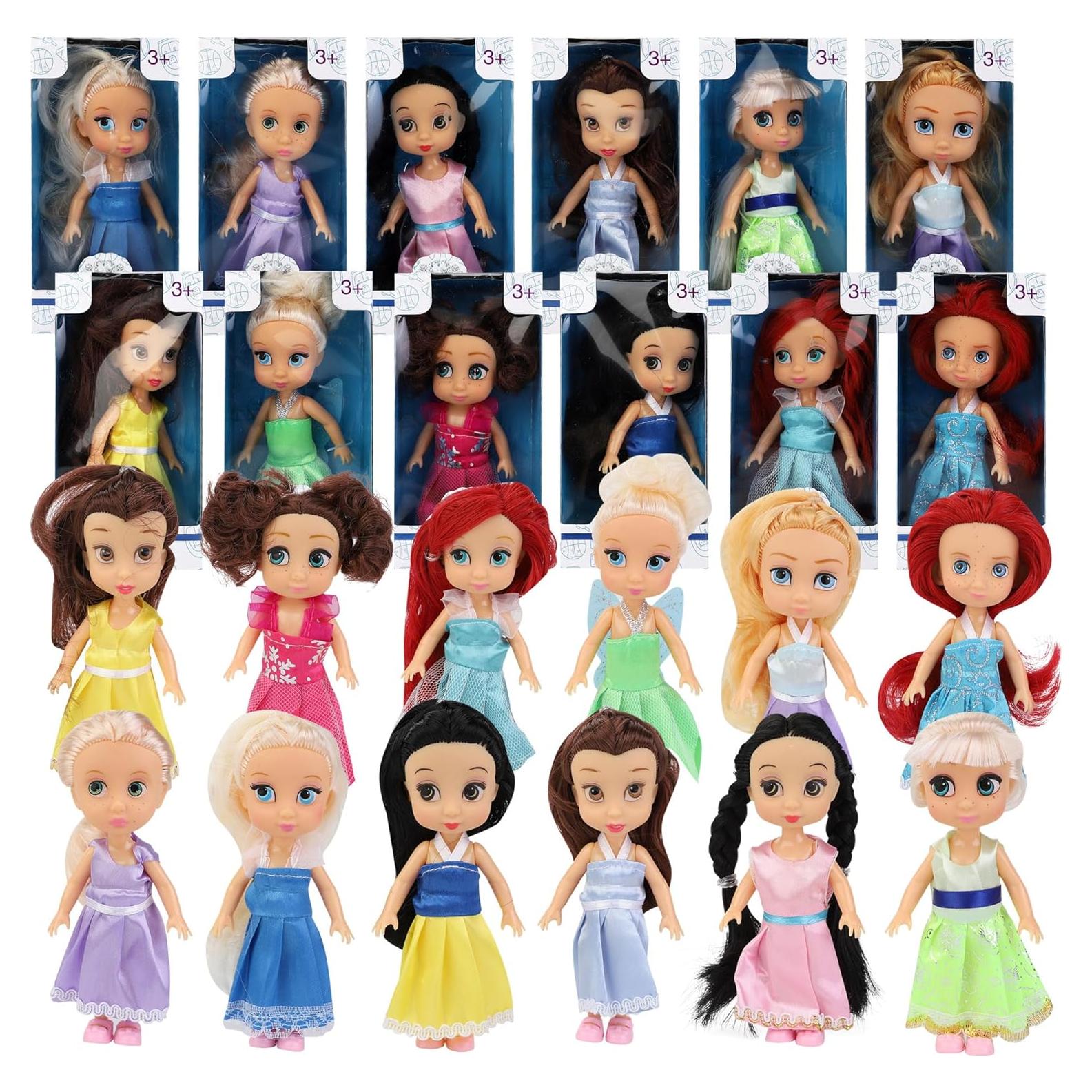 Set de 12 Muñecas Princesa Real 12,7 cm Liberty Imports