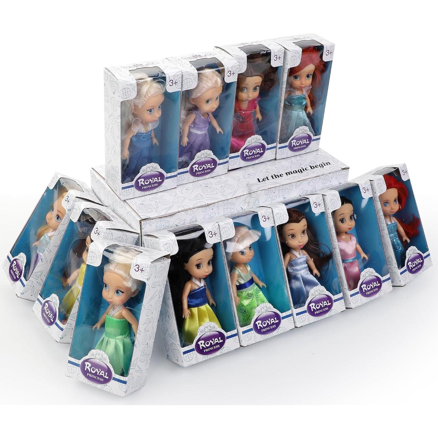 Set de 12 Muñecas Princesa Real 12,7 cm Liberty Imports