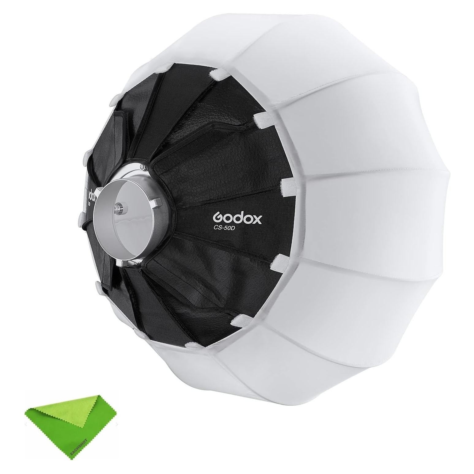 Softbox Linterna Godox CS-50D 50cm Montaje Bowens Luz Suave