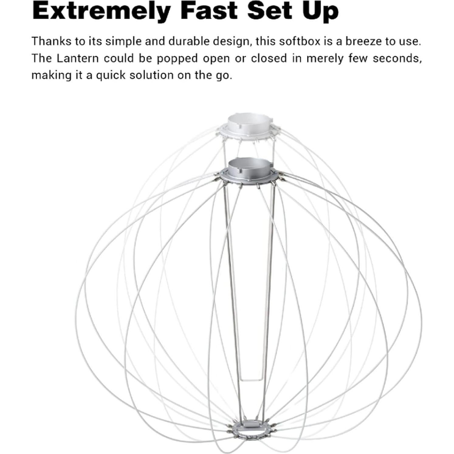 Softbox Linterna Godox CS-50D 50cm Montaje Bowens Luz Suave