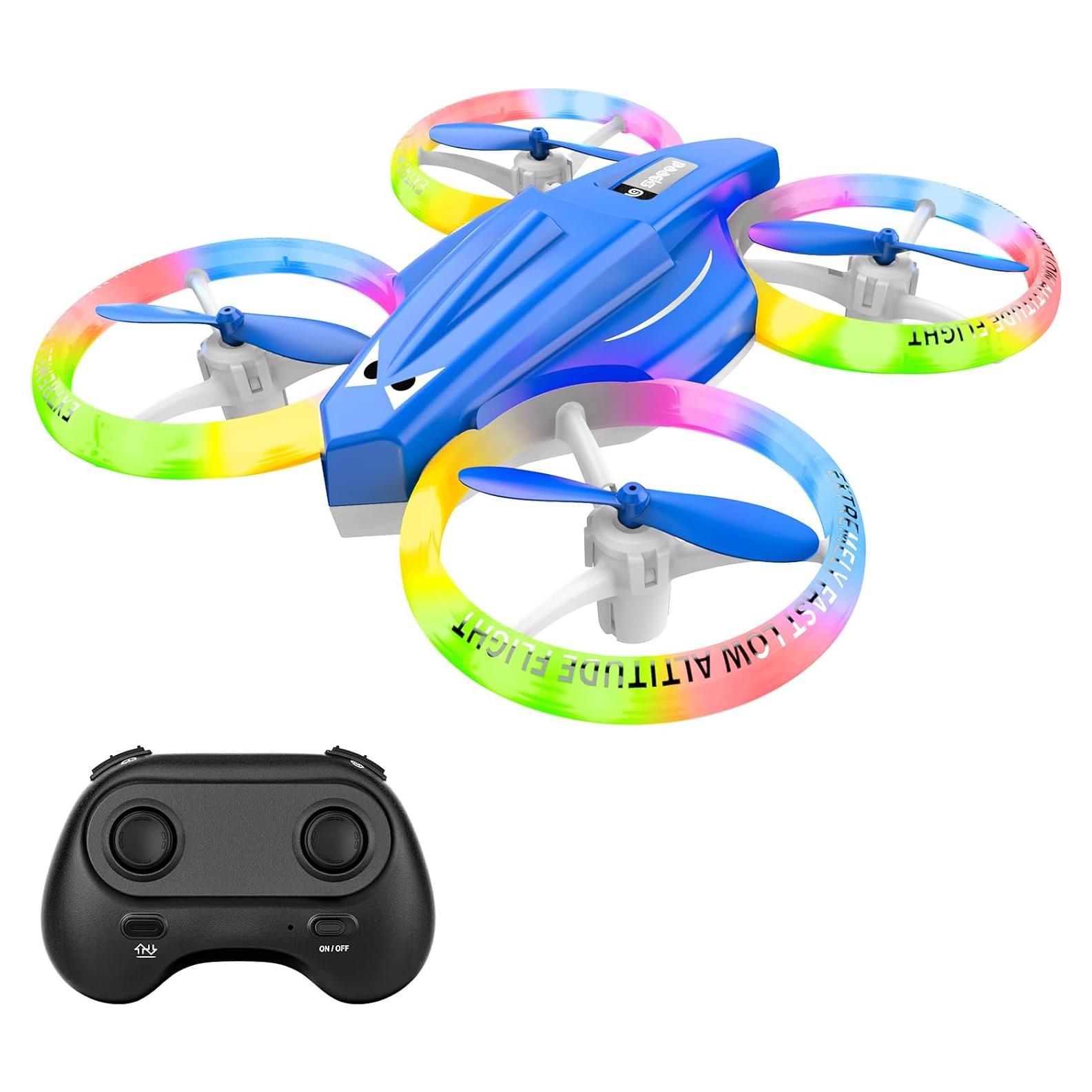 Mini Drone RC Lisoco 809 para Niños con Luces LED y Acrobacias