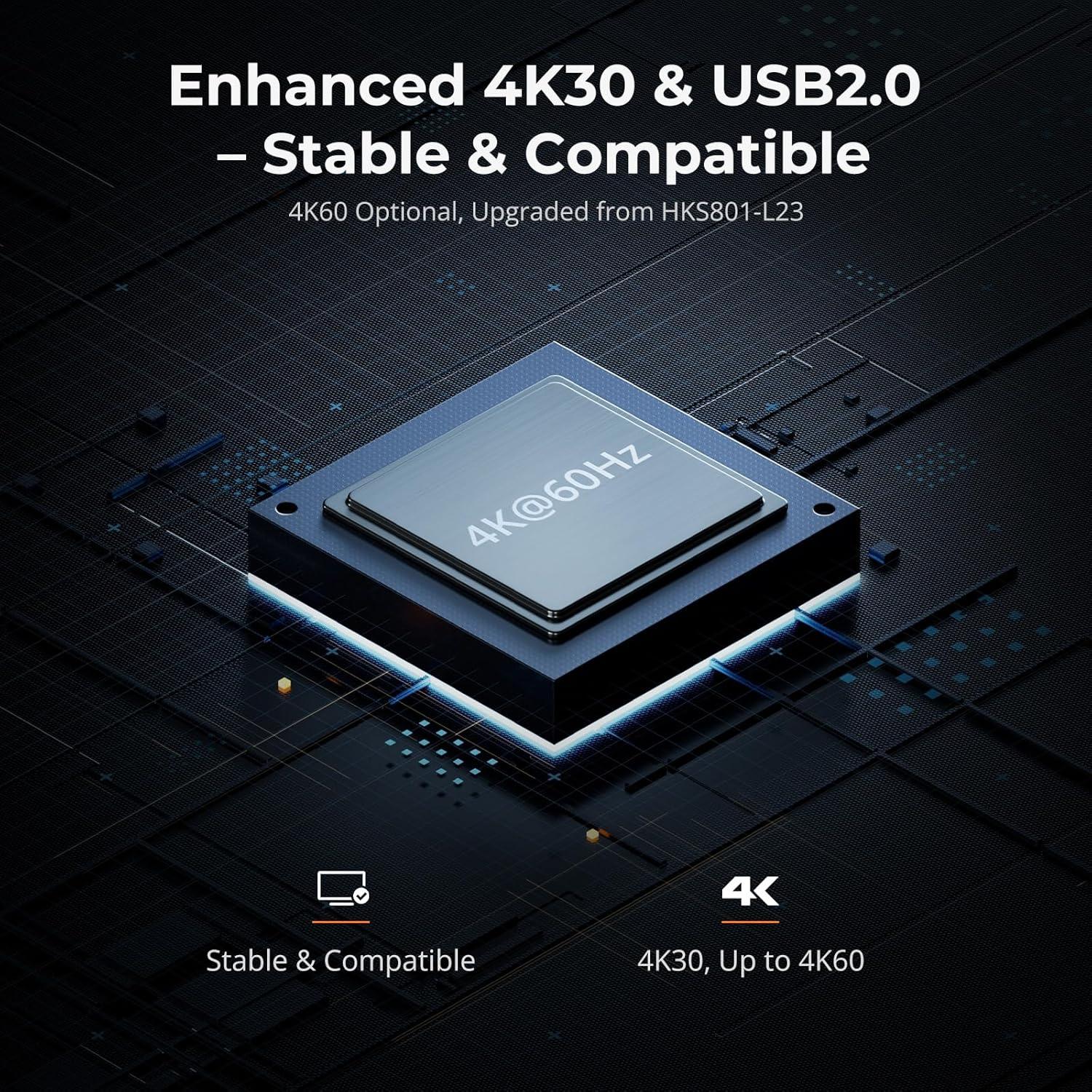 Interruptor KVM HDMI 8 Puertos TESmart 4K@30Hz USB 2.0