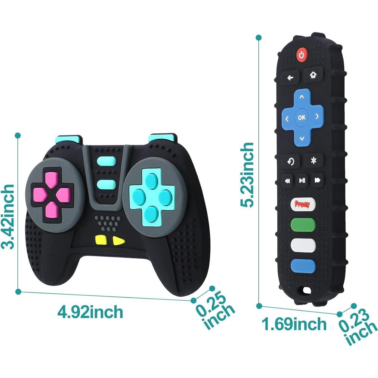 Juguetes de Masticar PRONY Control Remoto y Gamepad Silicona