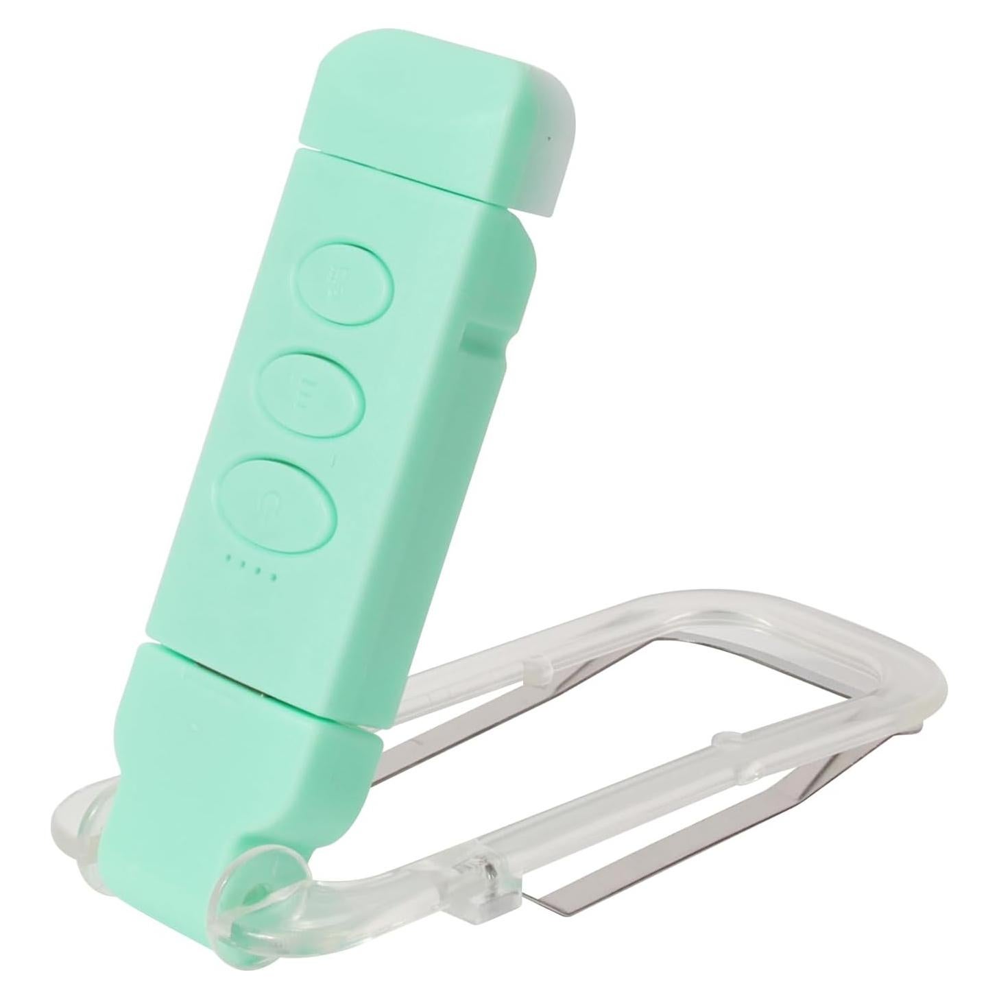 Luz de Libro Recargable Bsdgeclogy Clip-On Verde 80 Horas