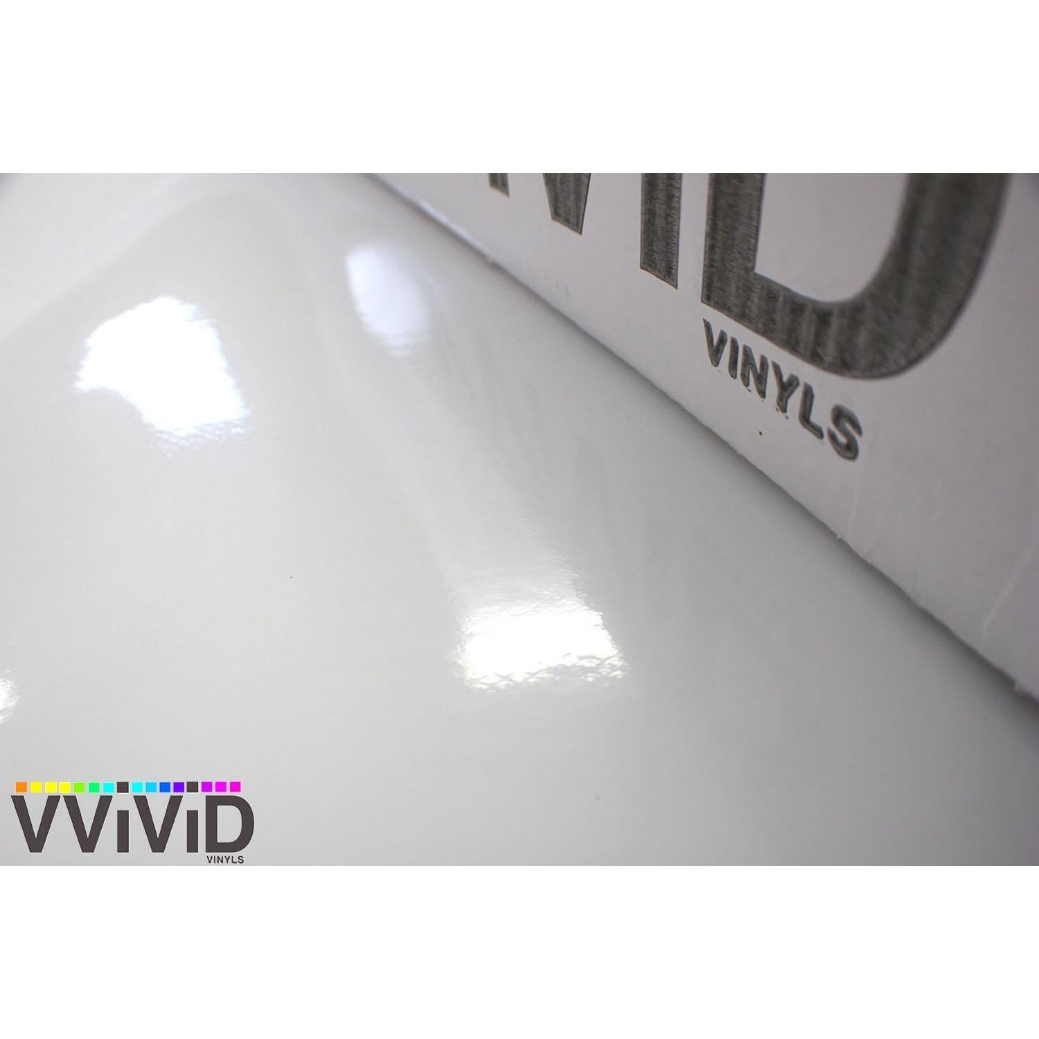 Vinilo Envoltura Automotriz VViViD Blanco Brillante 30.48x152.4cm