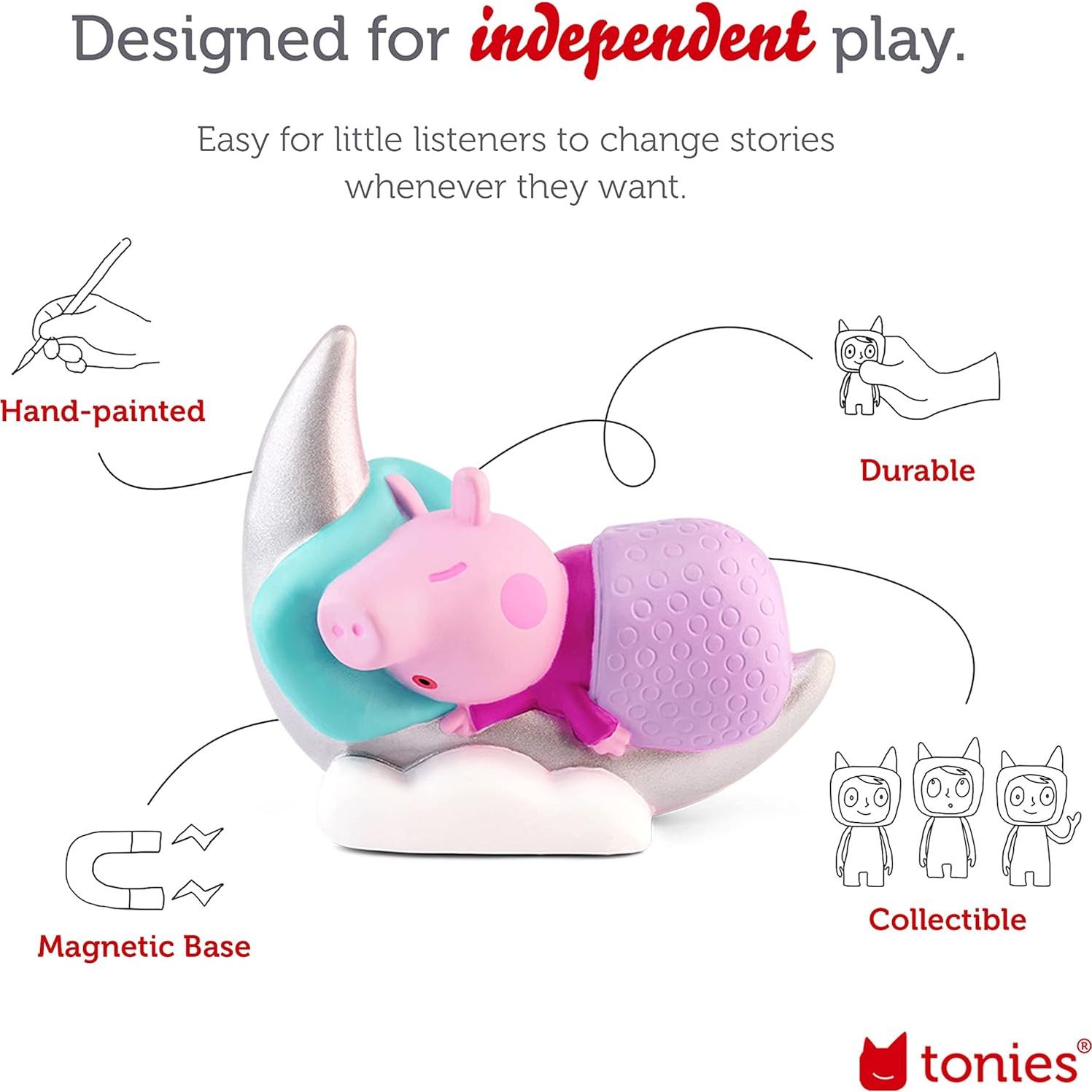 Figurita de Peppa Pig con cuentos de audio 67 min