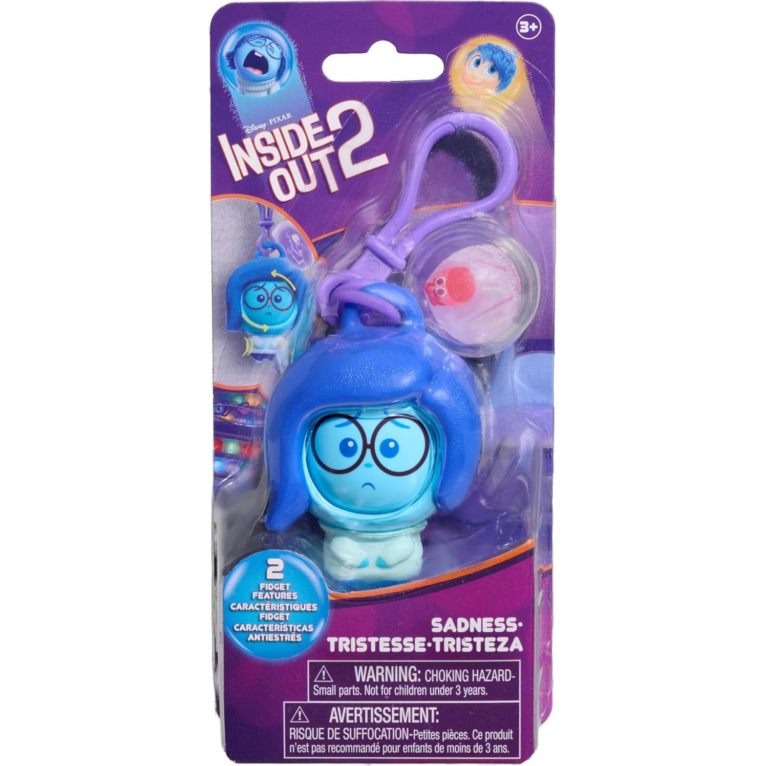 Figuras Antiestrés Inside Out 2 Just Play - Tristeza 7.62 cm