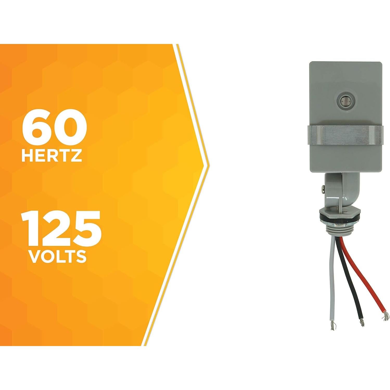 Control de Luz Exterior Woods 59411WD con Fotocélula 2000W