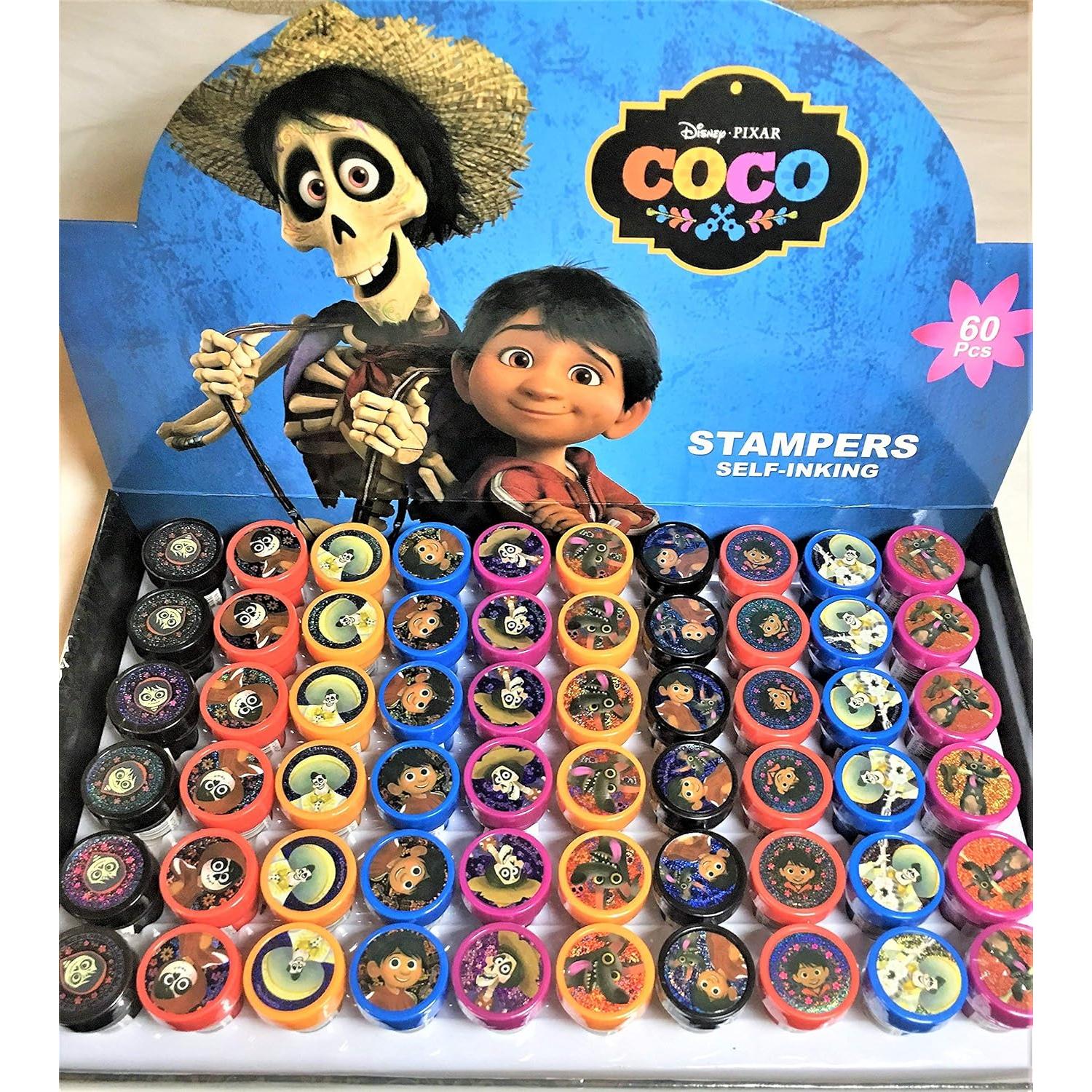 Sellos Autoinking Disney Pixar Coco - 10 Piezas Licencia