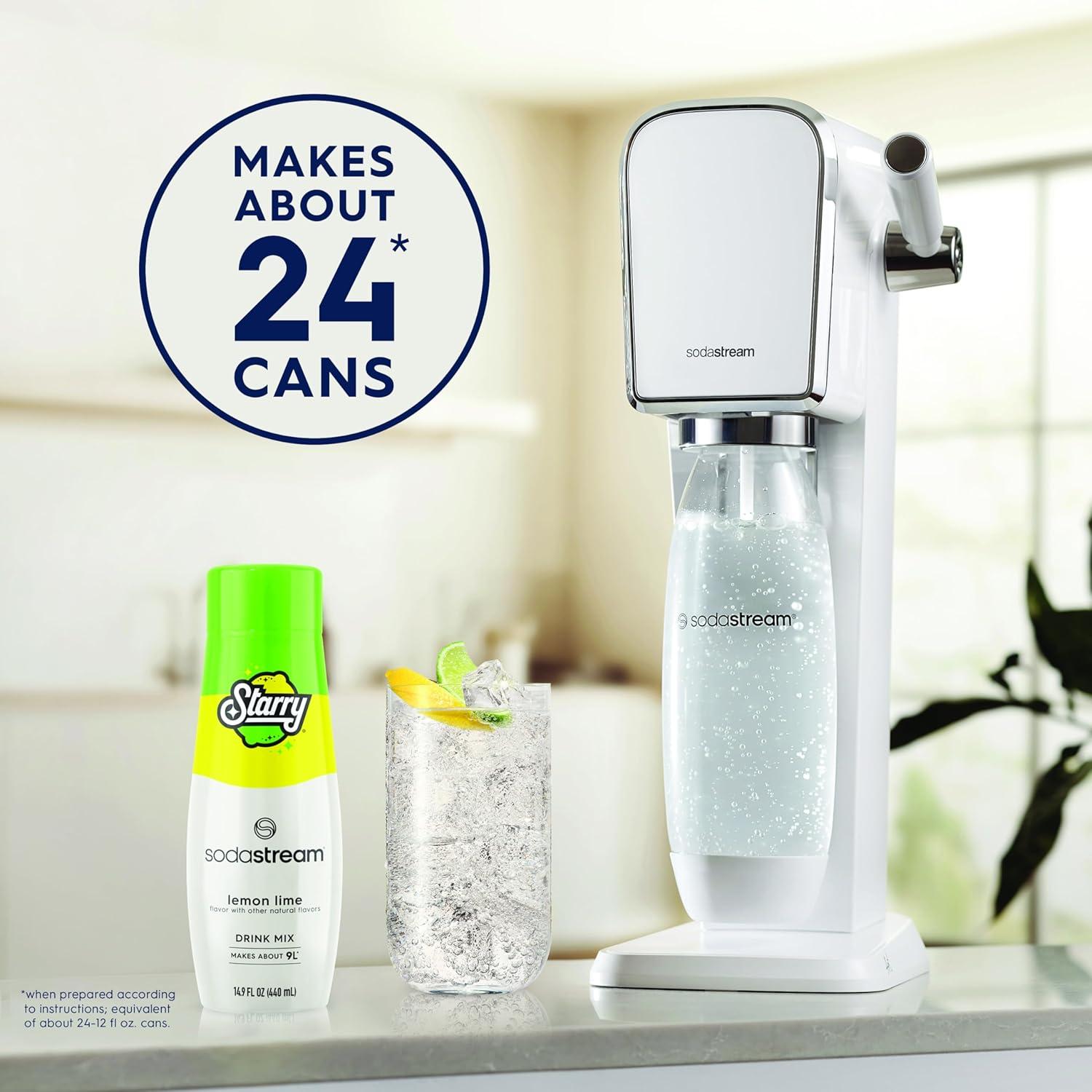 Mezcla de Bebida SodaStream Starry Limón Lima 440ml - Paquete de 4