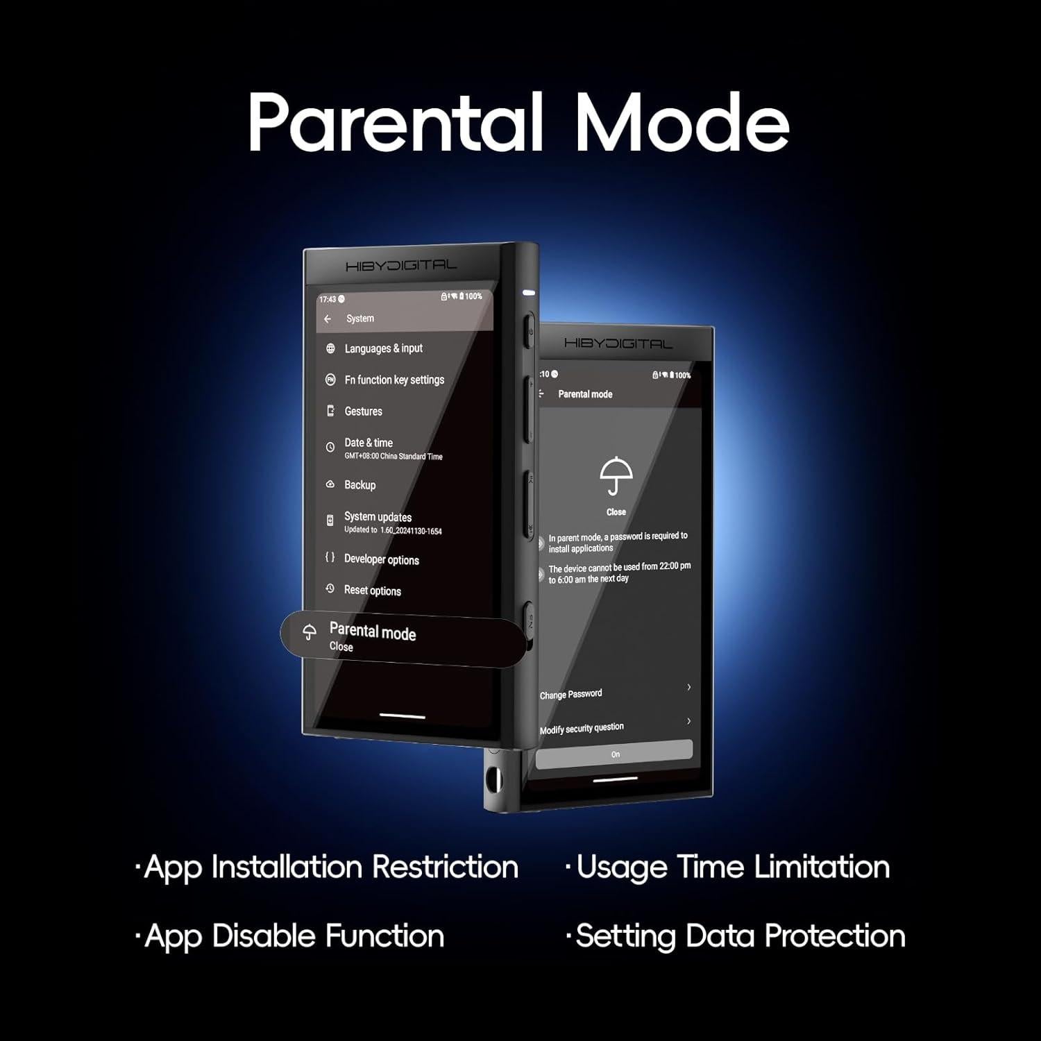 Reproductor MP3 HiBy M300 Android 13 Bluetooth 32GB 2TB