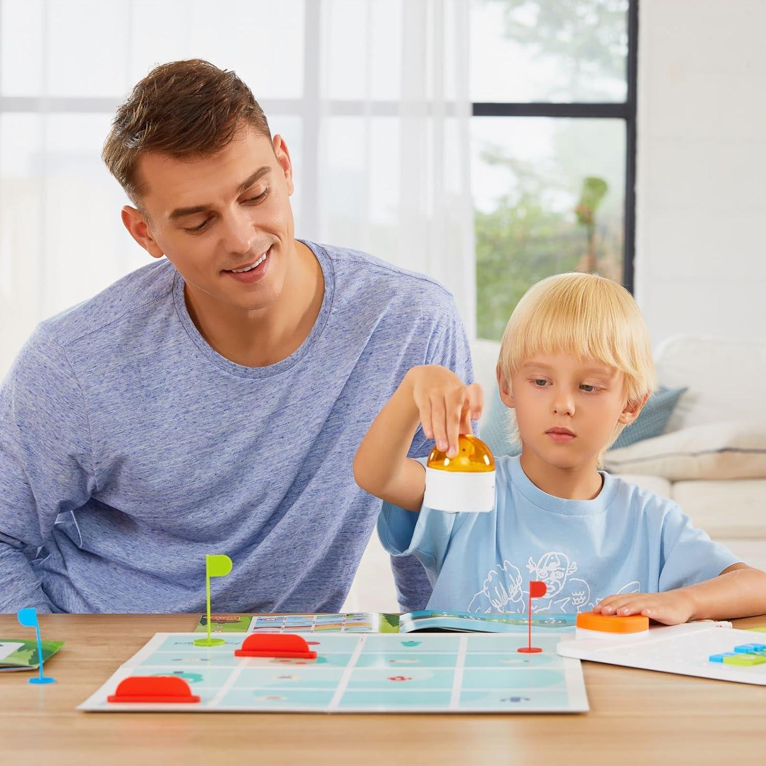 Coding Robot Set for Kids Ages 4+, STEM Robotics for Toddles to Learn Early Programming, Educational Toy for Homeschool & Classroom Ages 4-10