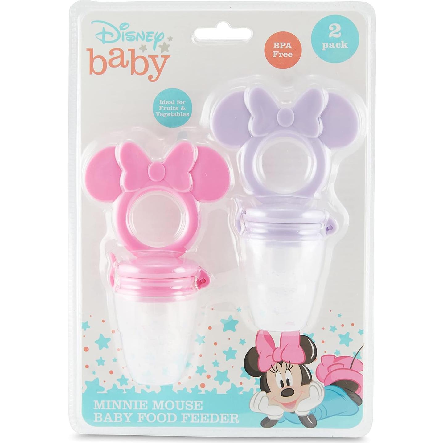 Mordedor Disney Mickey y Minnie con Alimentador de Frutas