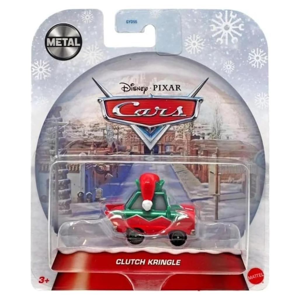 Vehículo Diecast Mattel Disney Pixar Cars Clutch Kringle 1:55