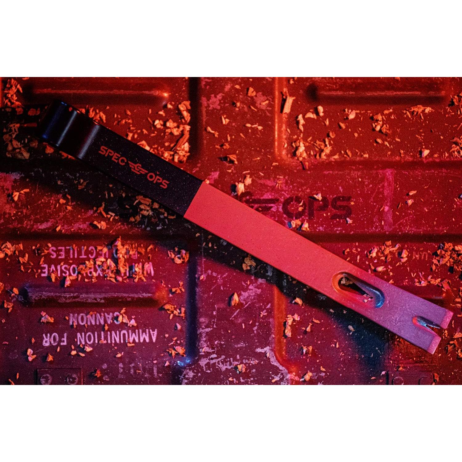 Barra de Palanca Plana 38 cm Spec Ops Tools - Acero Alto Carbono