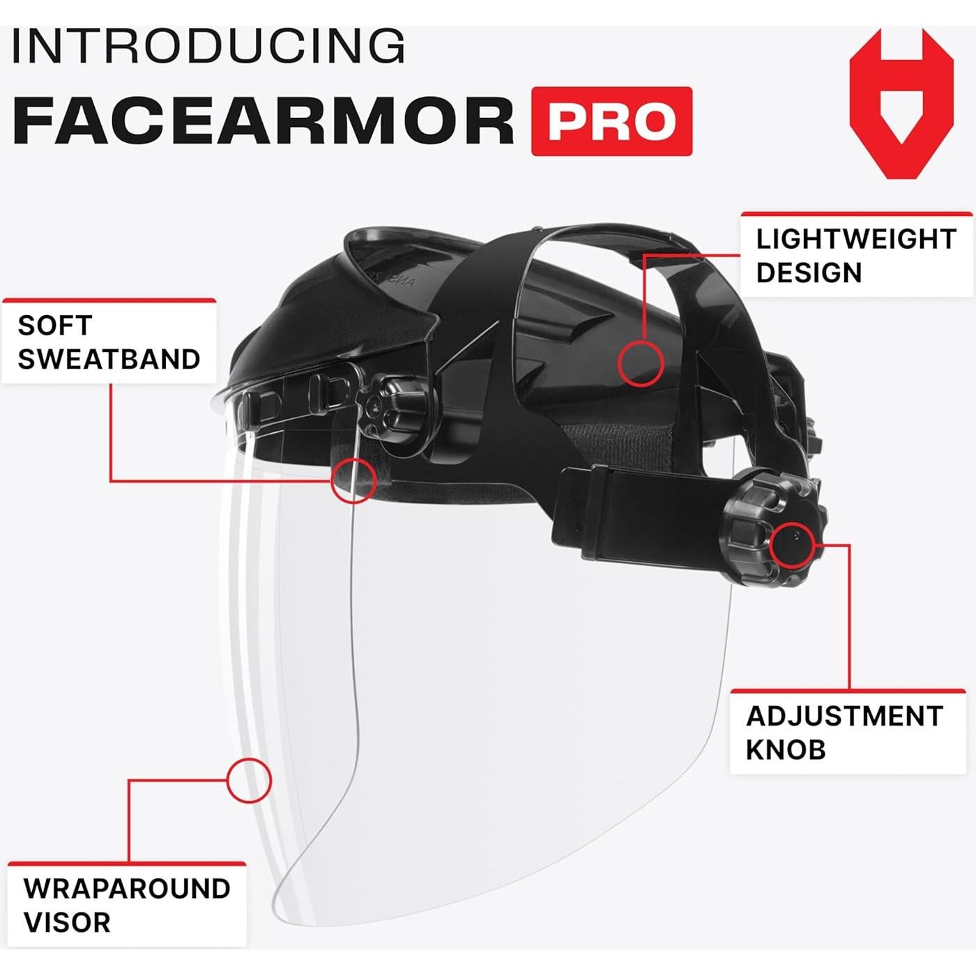 Escudo Facial de Seguridad NoCry FaceArmor Pro - Antivaho, Ajustable