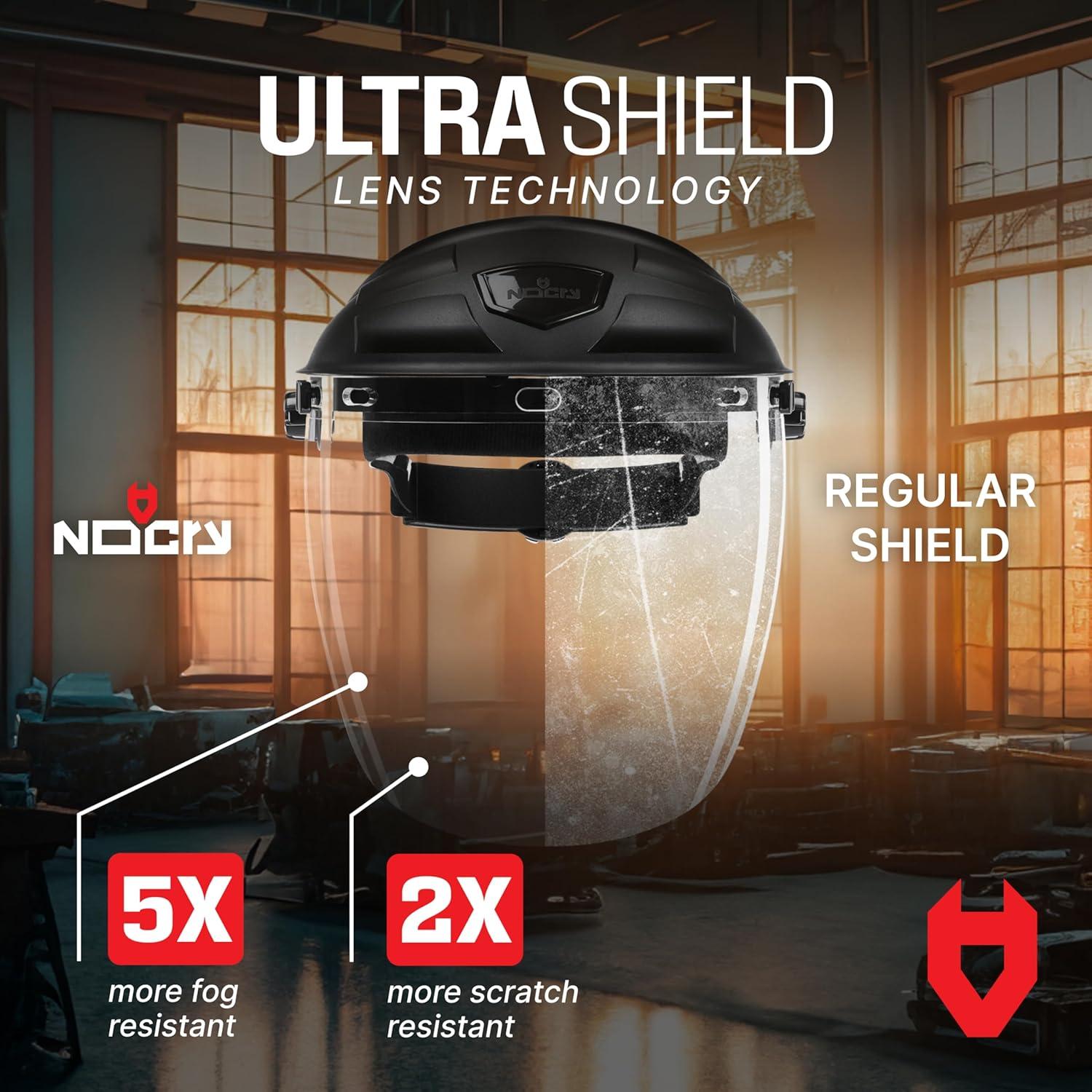 Escudo Facial de Seguridad NoCry FaceArmor Pro - Antivaho, Ajustable