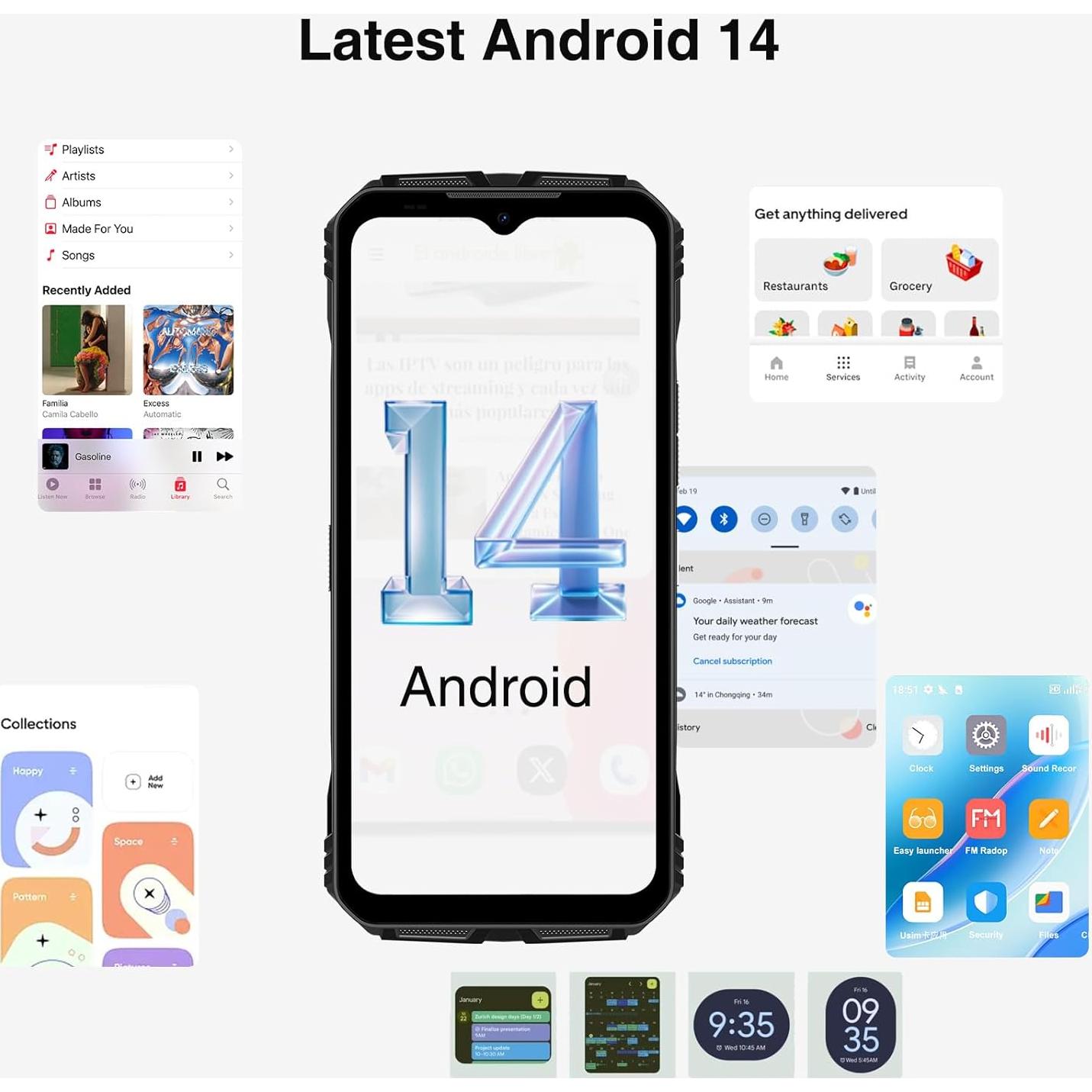 DOOGEE V MAX Plus 5G Smartphone Resistente 22000mAh 36GB/512GB