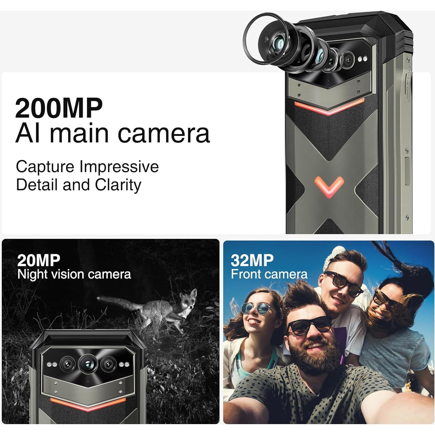 DOOGEE V MAX Plus 5G Smartphone Resistente 22000mAh 36GB/512GB