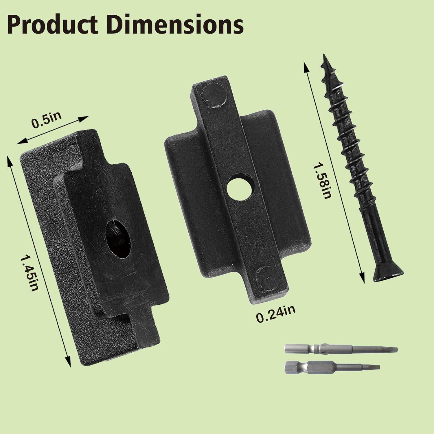 300 Sujetadores Ocultos para Decking Compuesto Sapiential Creation