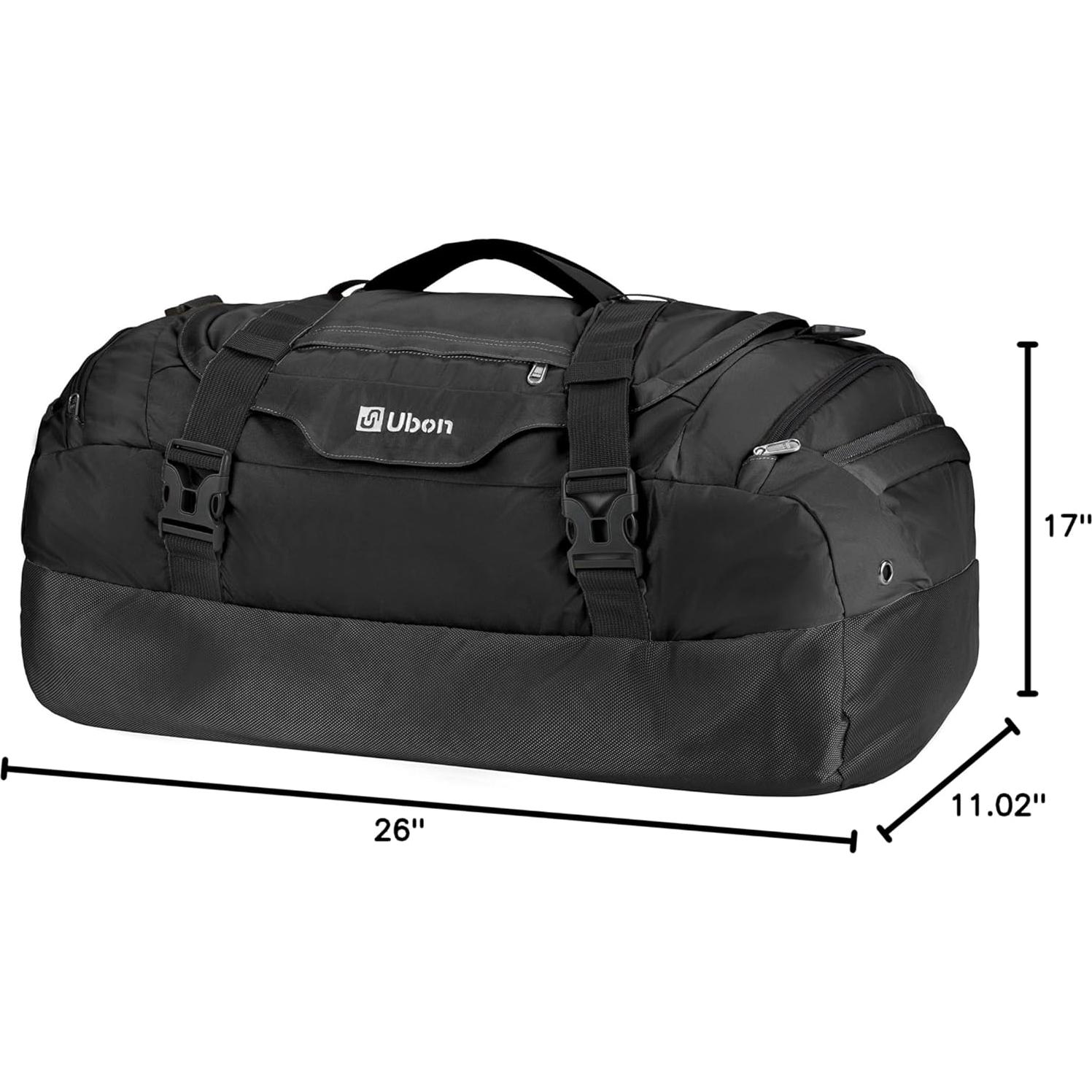 Bolsa de viaje grande Ubon 45L con compartimentos y mochila