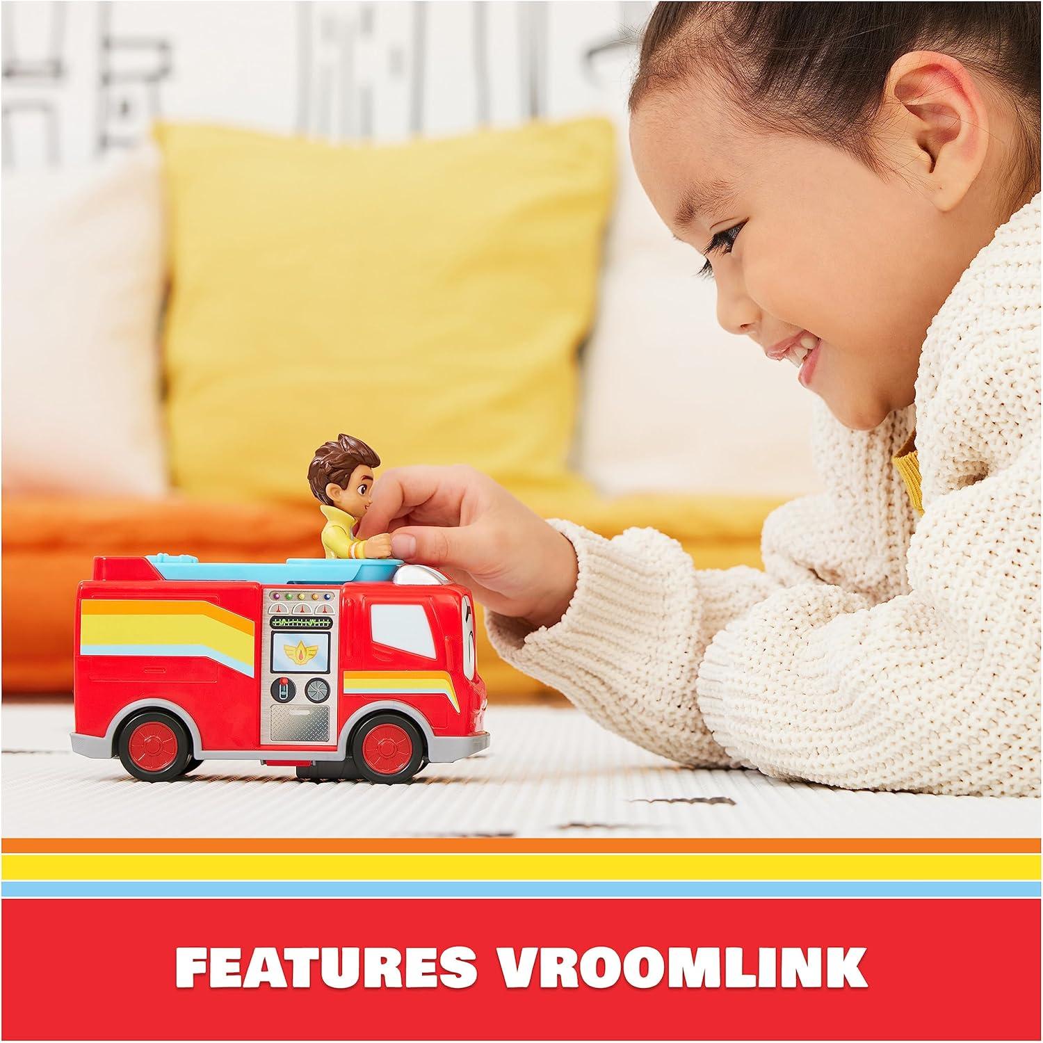 Set Figura y Vehículo Firebuds Disney Junior Bo y Flash