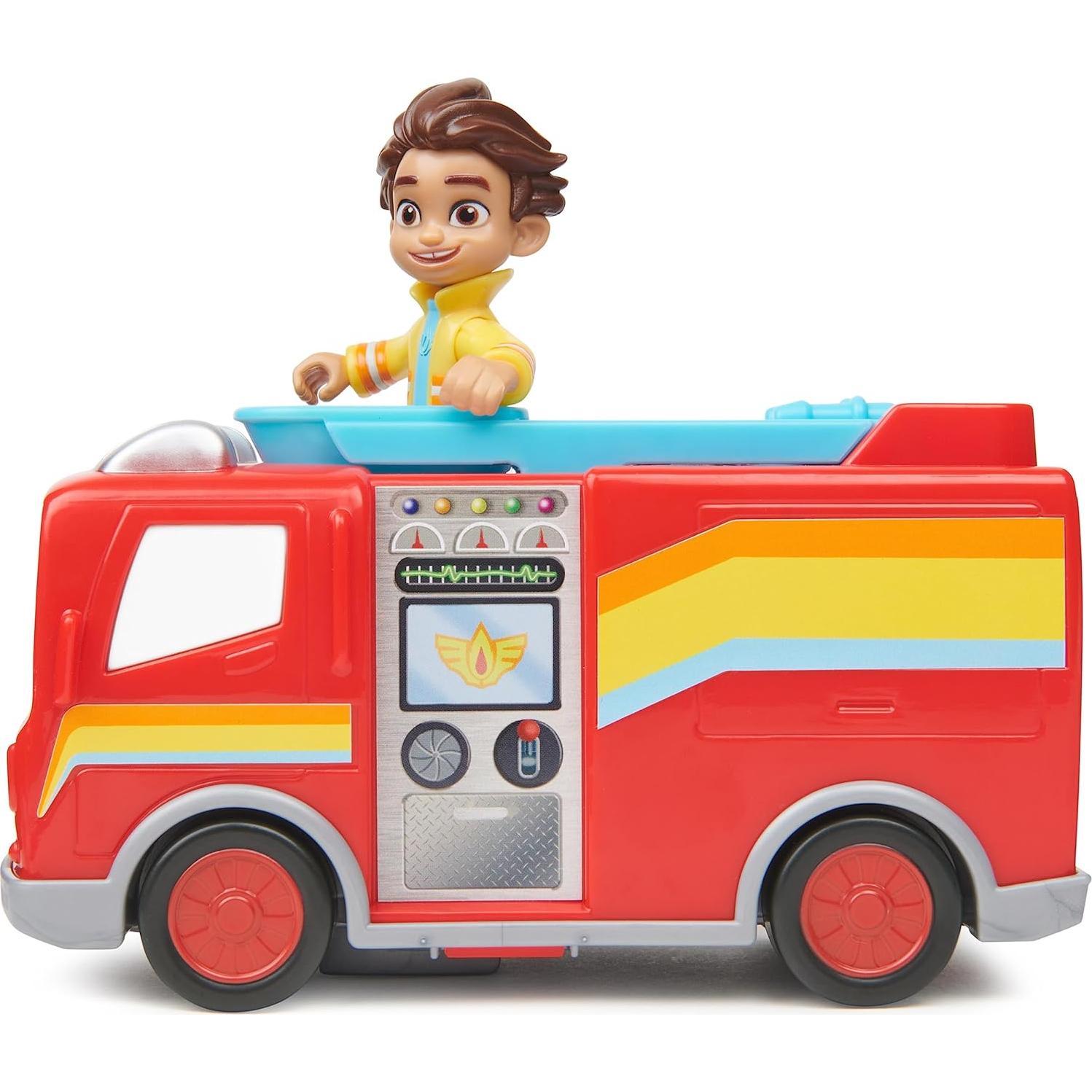 Set Figura y Vehículo Firebuds Disney Junior Bo y Flash