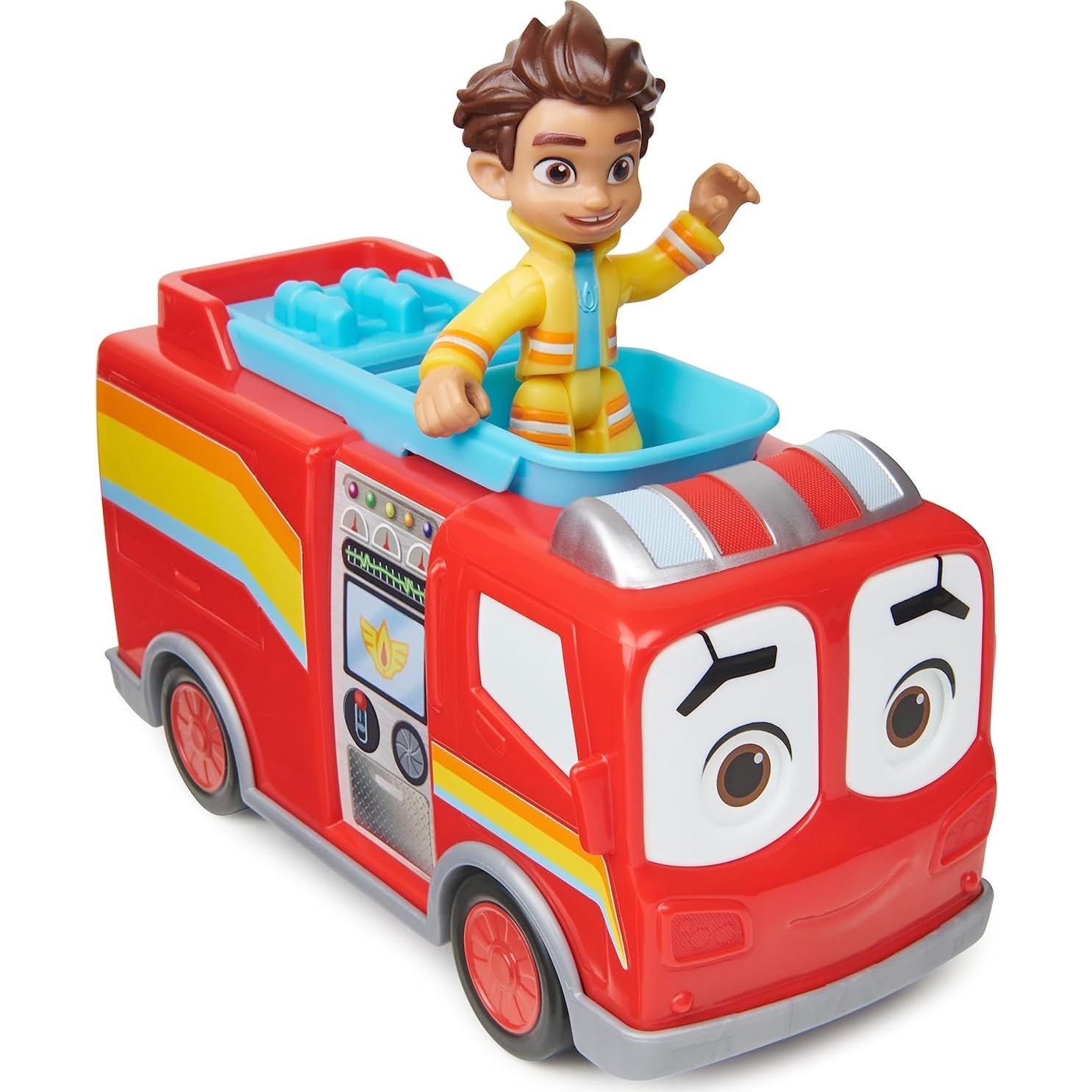 Set Figura y Vehículo Firebuds Disney Junior Bo y Flash