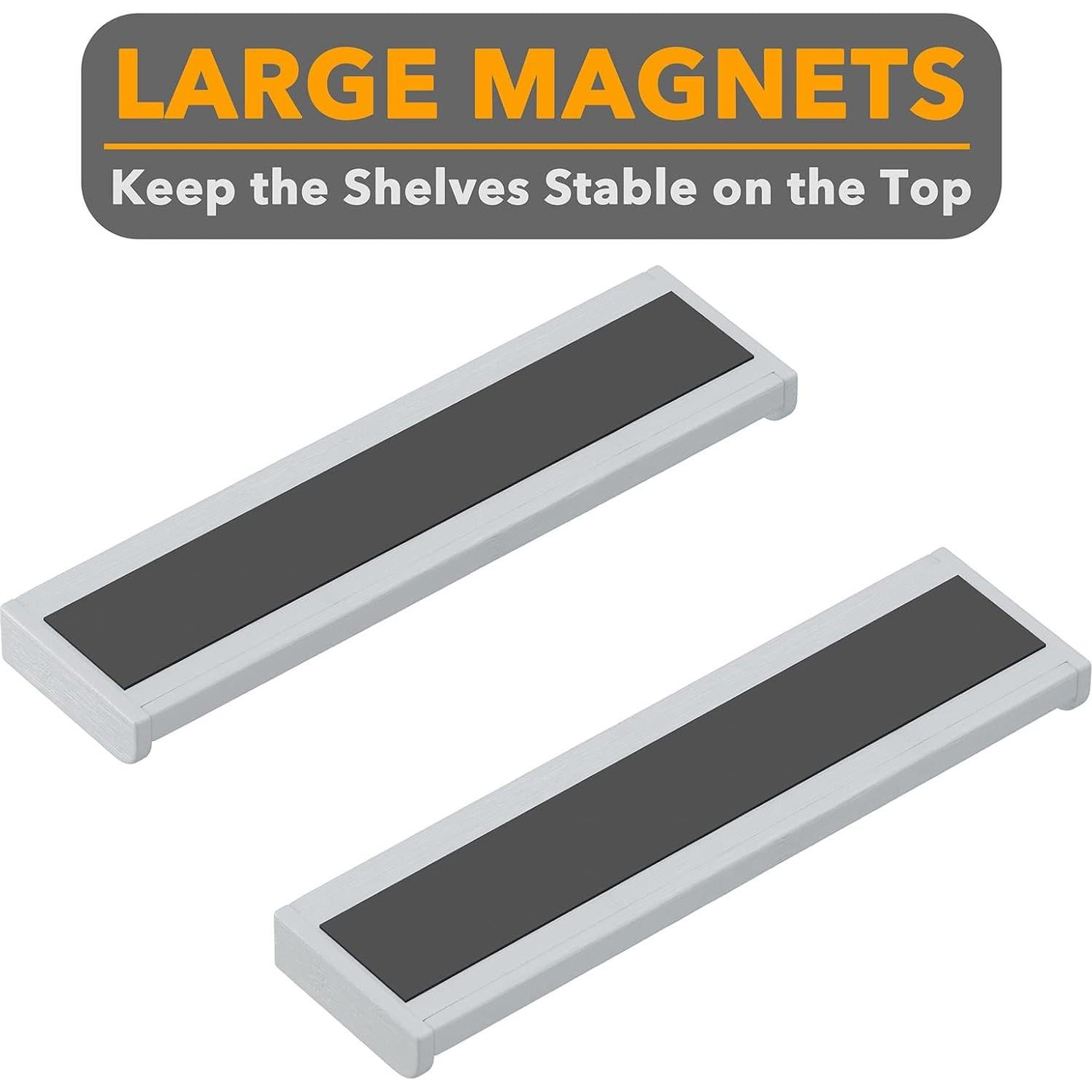 Organizador de Estante de Cocina SpaceAid 76.2 cm Bambú Gris