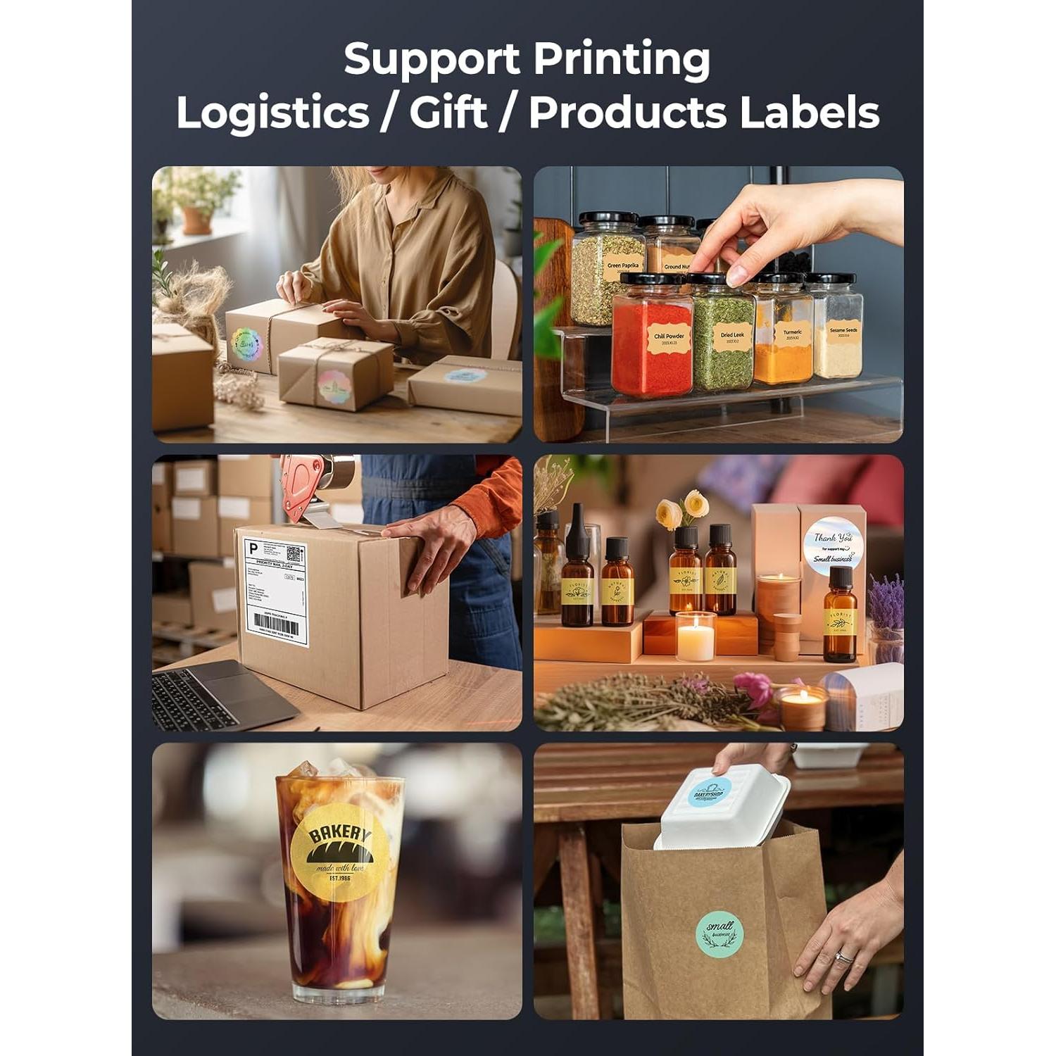 Impresora Térmica de Etiquetas MUNBYN 130B Bluetooth 4x6