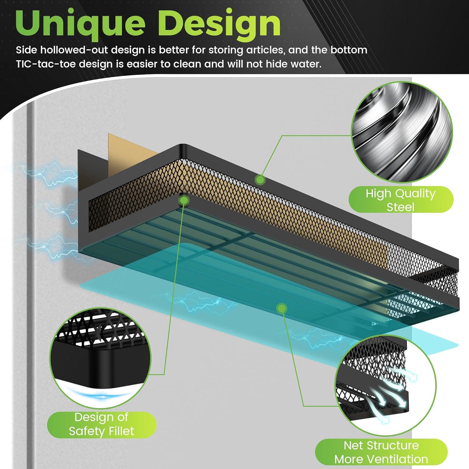 Estante Magnético Fuerte Maluoliao para Especias 5 Piezas