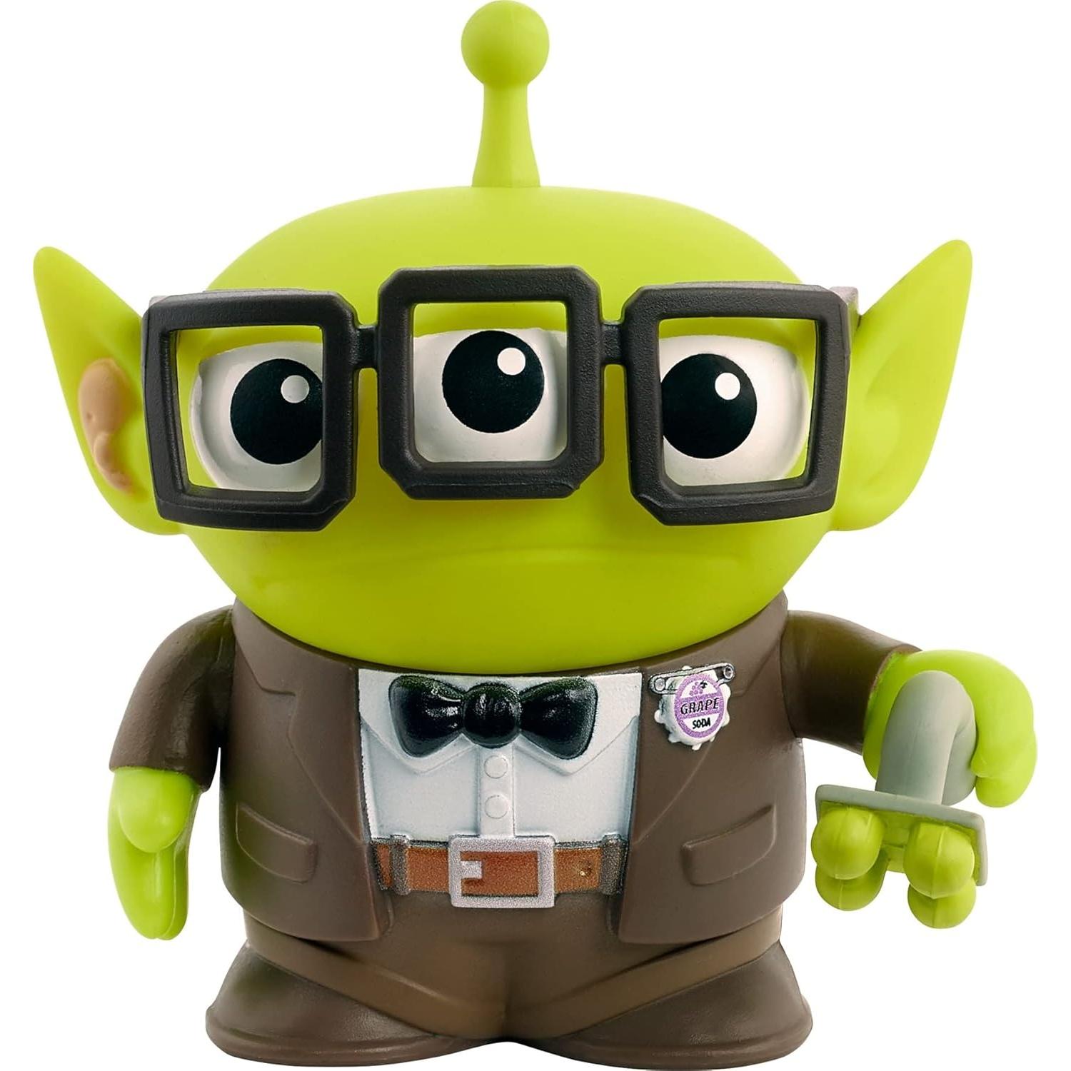 Toy Story 4 Pixar Alien Remix Carl Fredricksen & Dug 2 Figures & House, Disney Plus Pixar Toy Story & Dug Days Mashup Movie Character, Authentic Detail, Collectors Gift Ages 6 Years & Up, (GXH00)