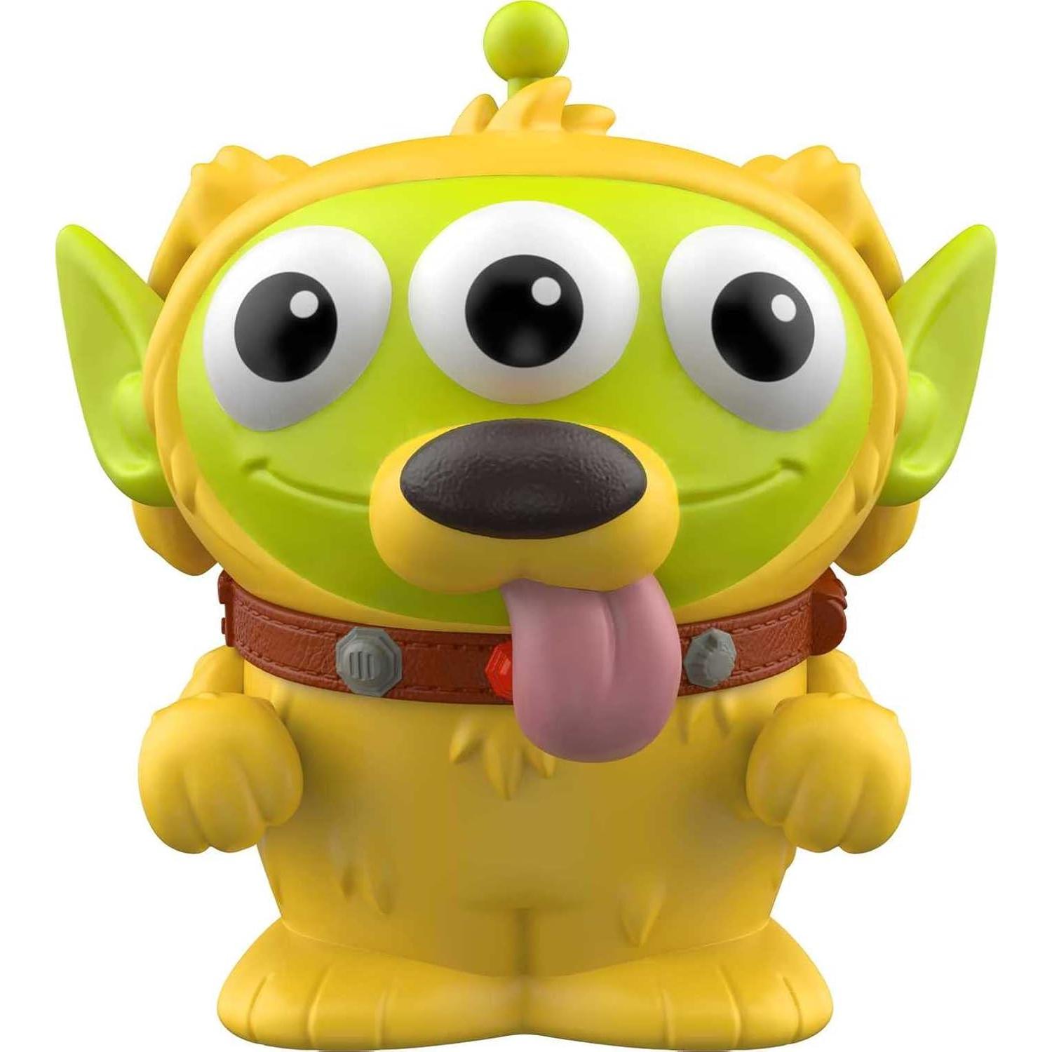 Toy Story 4 Pixar Alien Remix Carl Fredricksen & Dug 2 Figures & House, Disney Plus Pixar Toy Story & Dug Days Mashup Movie Character, Authentic Detail, Collectors Gift Ages 6 Years & Up, (GXH00)