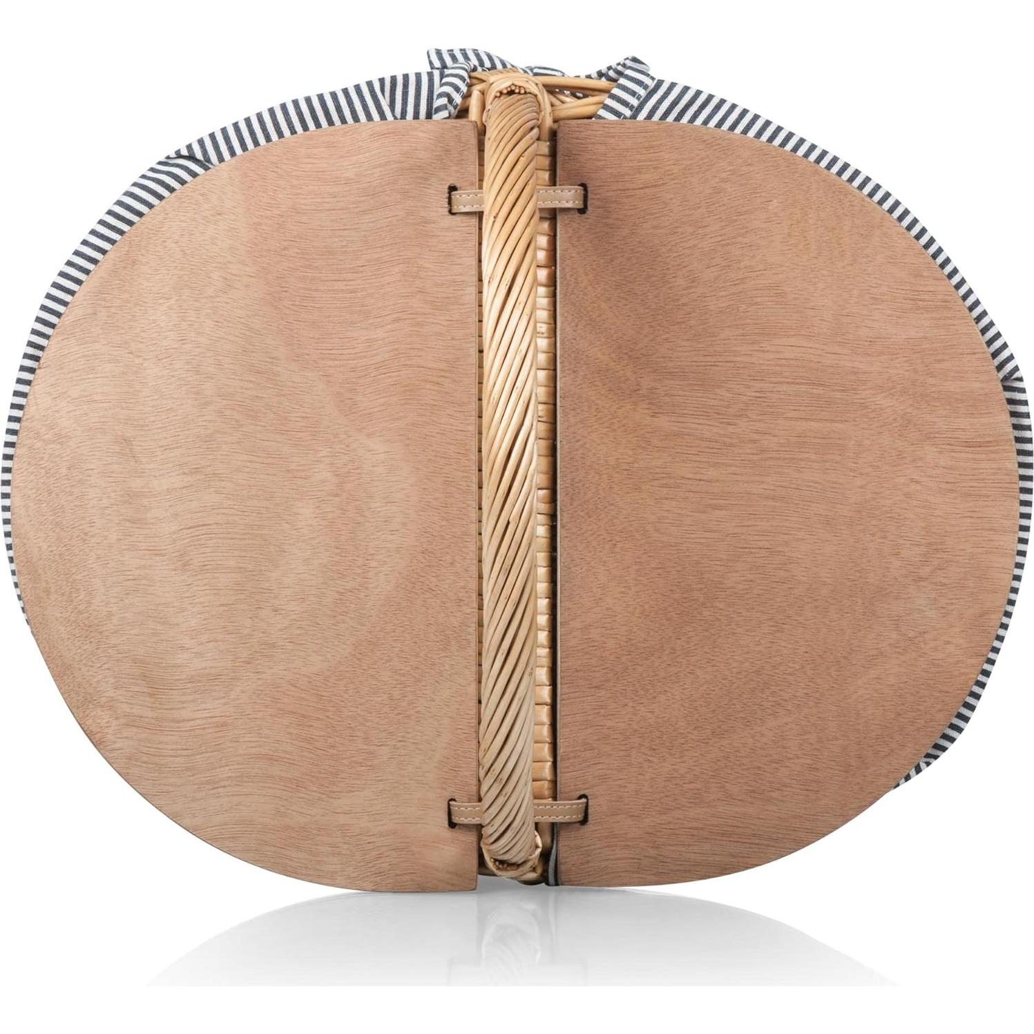 Cesta de Picnic Vintage Country PICNIC TIME para 2 - Mimbre