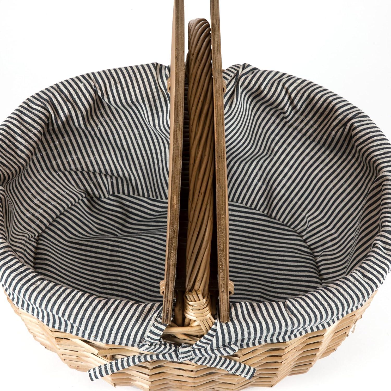 Cesta de Picnic Vintage Country PICNIC TIME para 2 - Mimbre