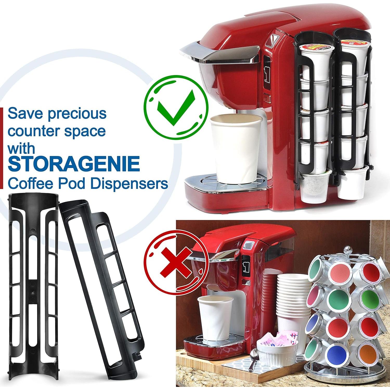 Soporte para K-Cup STORAGENIE Negro - Almacenamiento Compacto 10 K-Cups