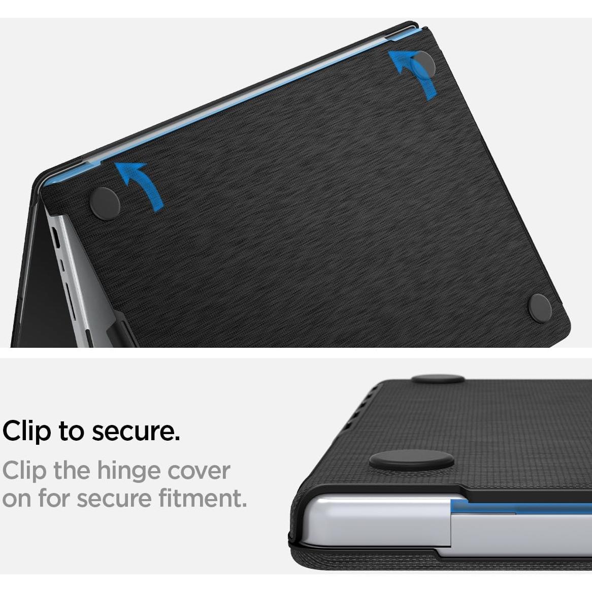 Funda Spigen para MacBook Pro 35.6 cm M4/M3/M2/M1 Negro