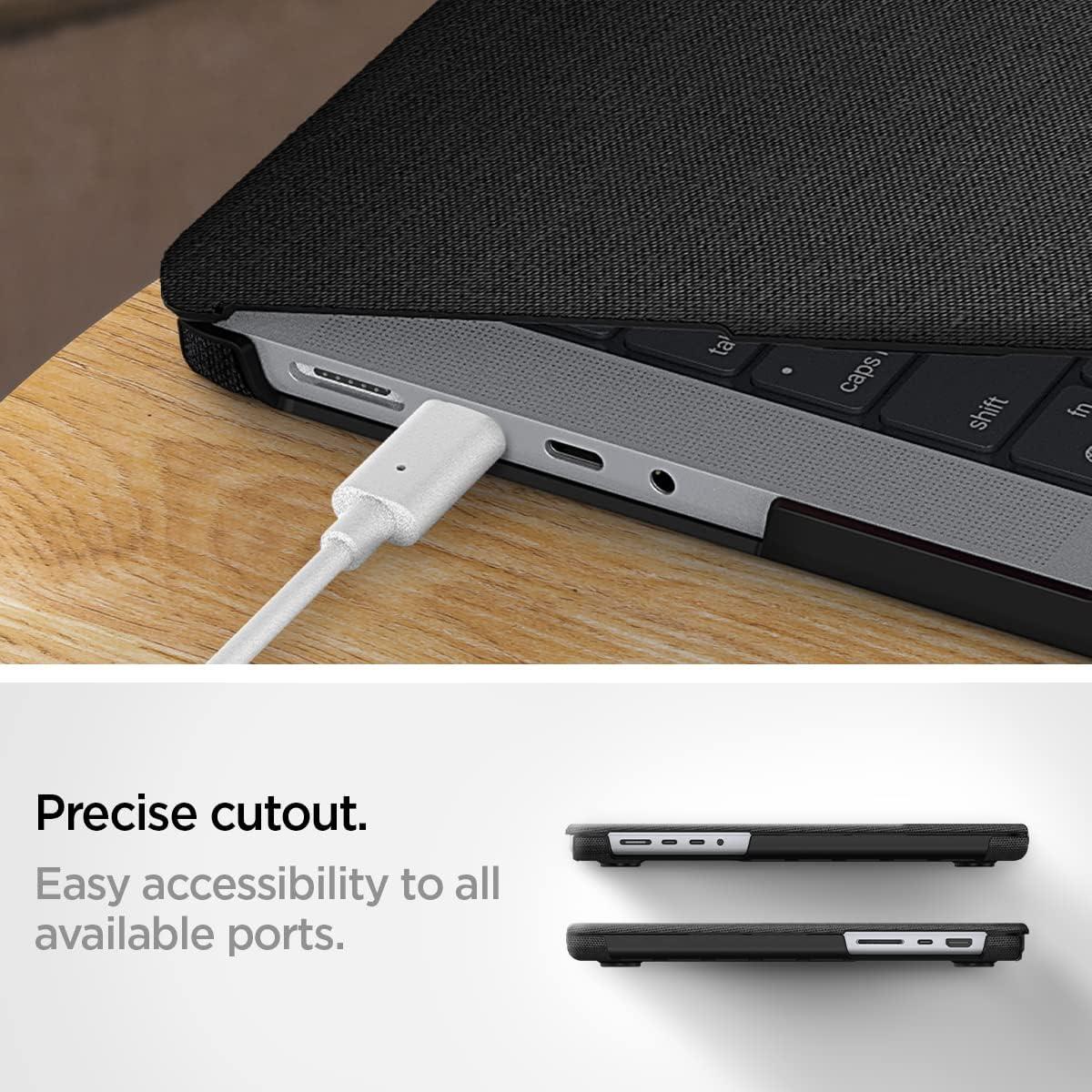 Funda Spigen para MacBook Pro 35.6 cm M4/M3/M2/M1 Negro