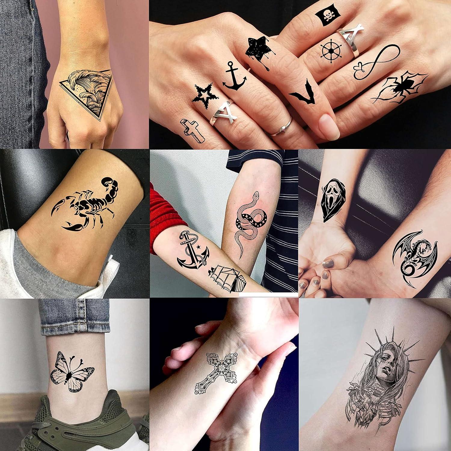 70 Hojas Tatuajes Temporales JOEHAPY Animales y Calaveras