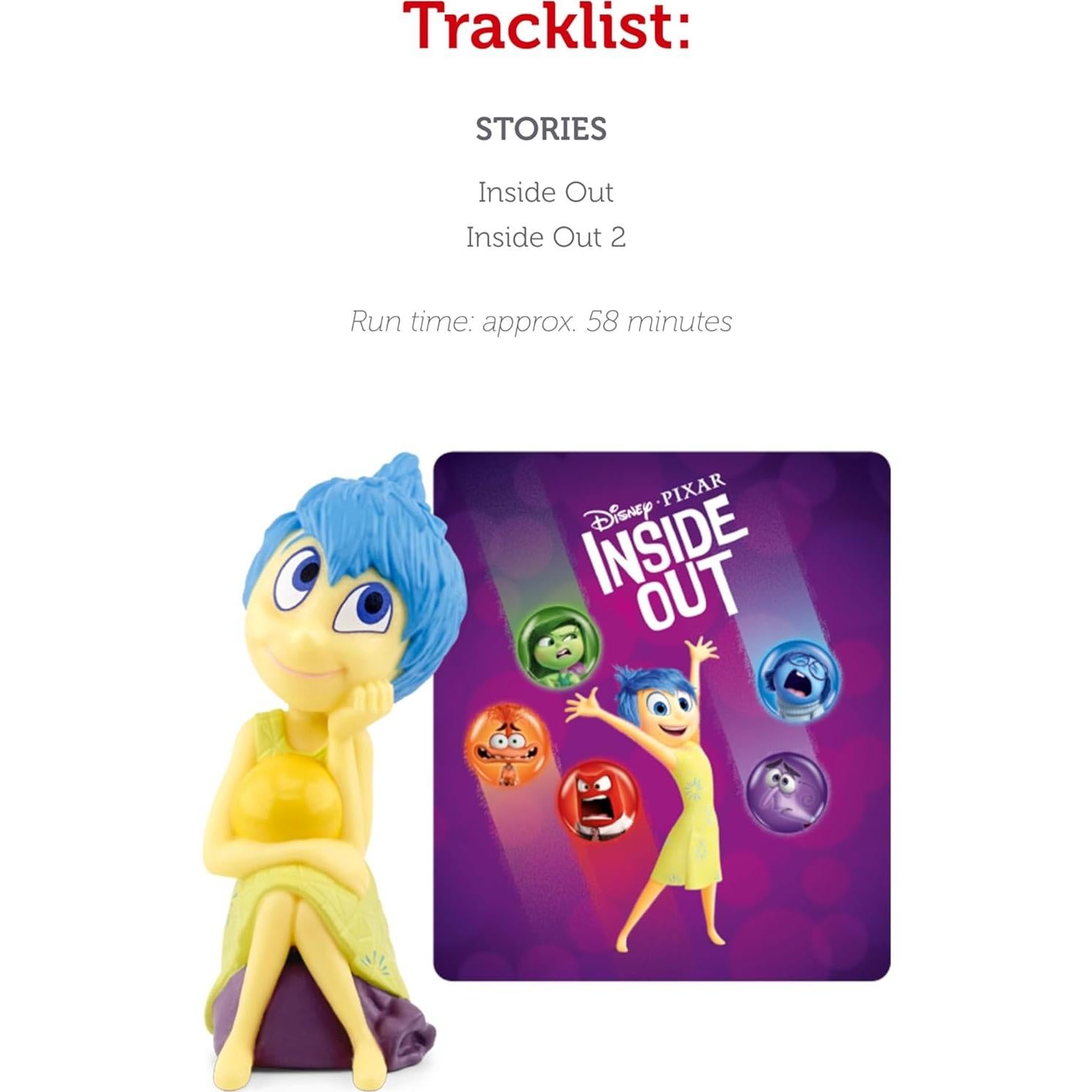 Figurita Tonie Joy Disney Pixar Inside Out 2 - 58 min