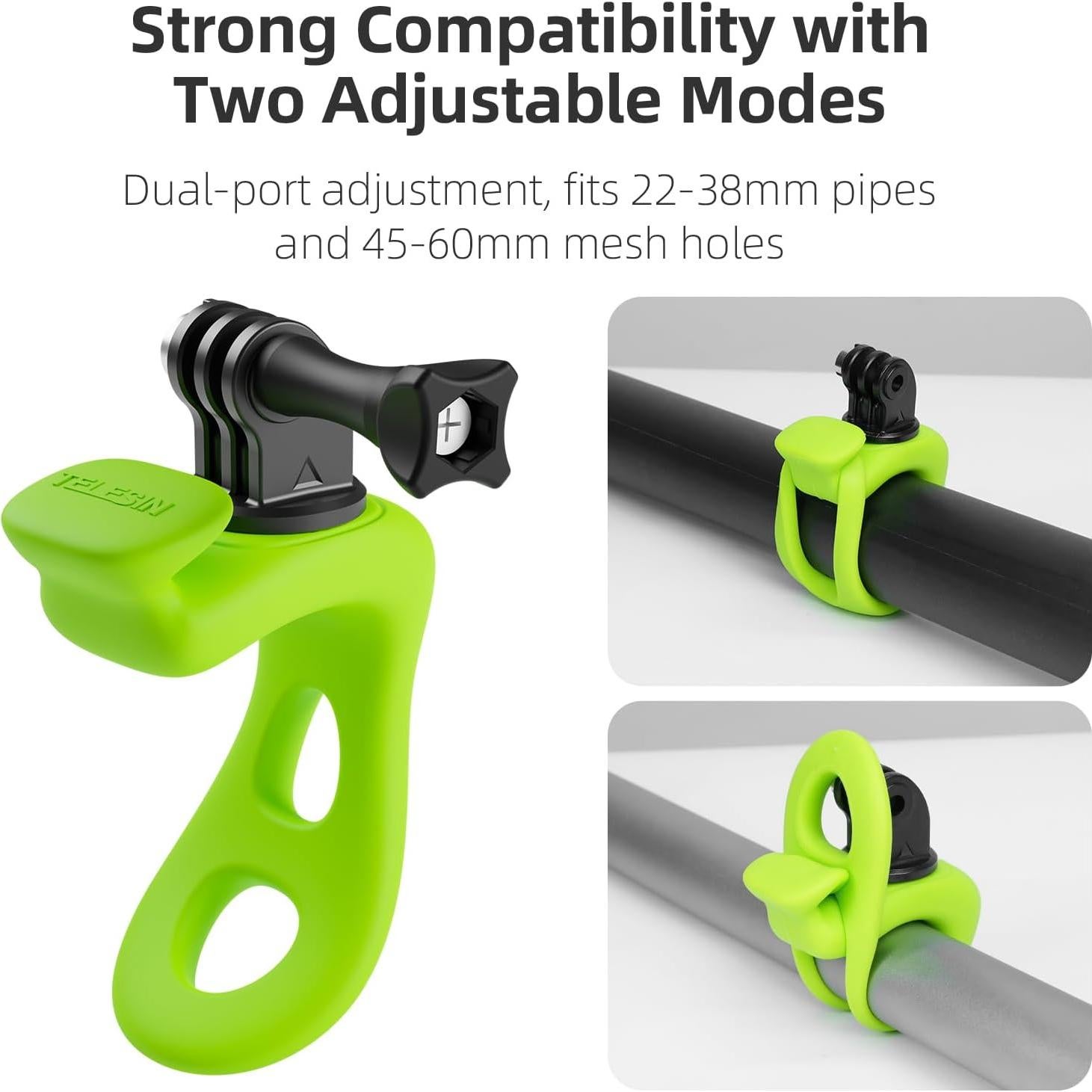 Soporte Flexible TELESIN para Cámara 360 - Compatible con GoPro y DJI