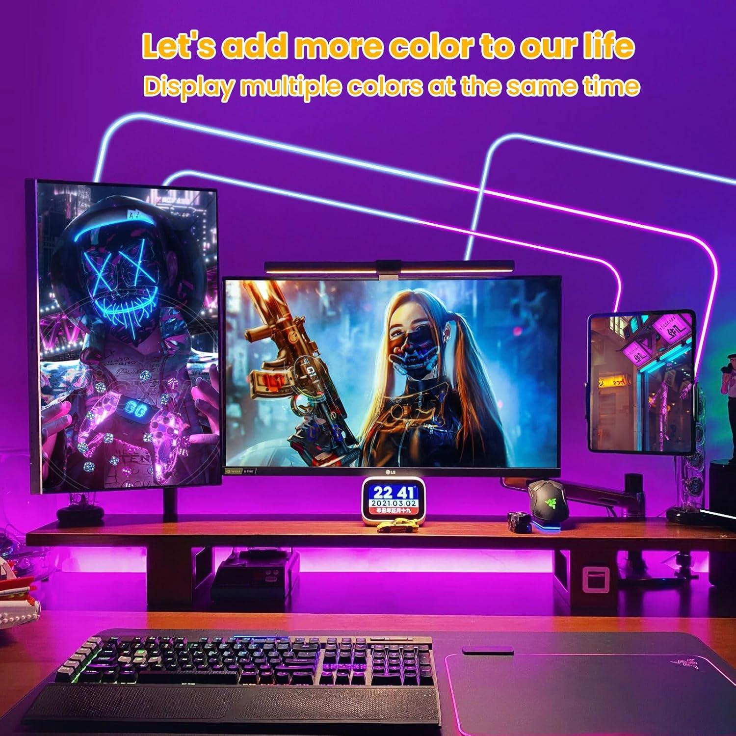 Luces de Cuerda LED Neón 5m NoeiiT RGB Control Remoto