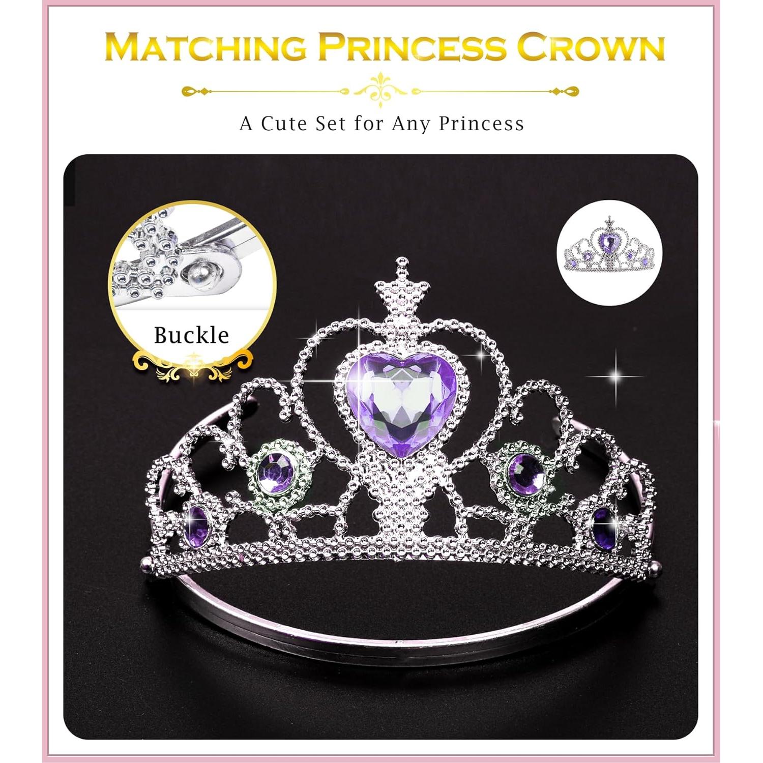 Tiara de Princesa BIBUTY para Niñas 3-6 Años - Joyería de Disfraz