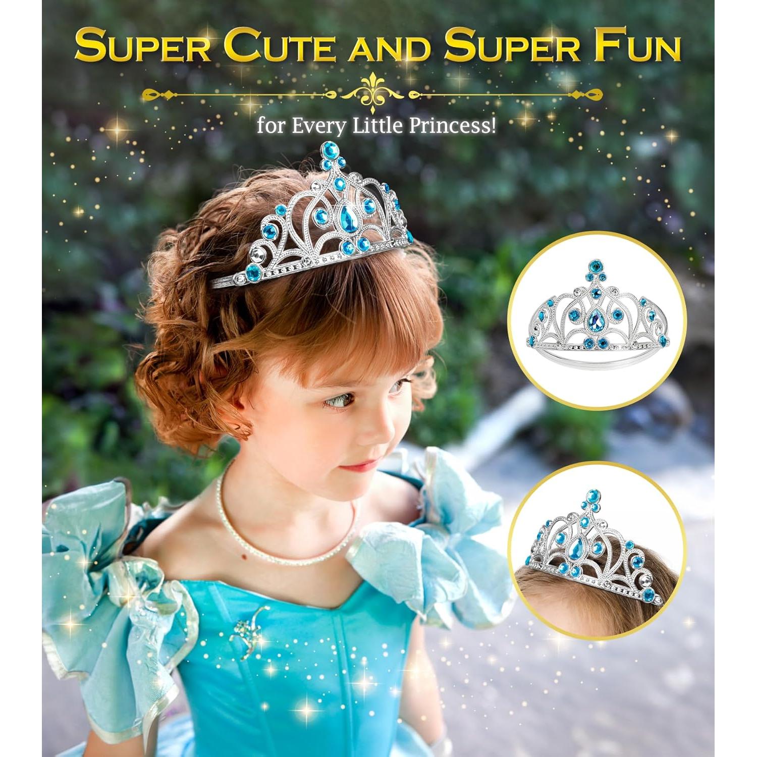 Tiara de Princesa BIBUTY para Niñas 3-6 Años - Joyería de Disfraz