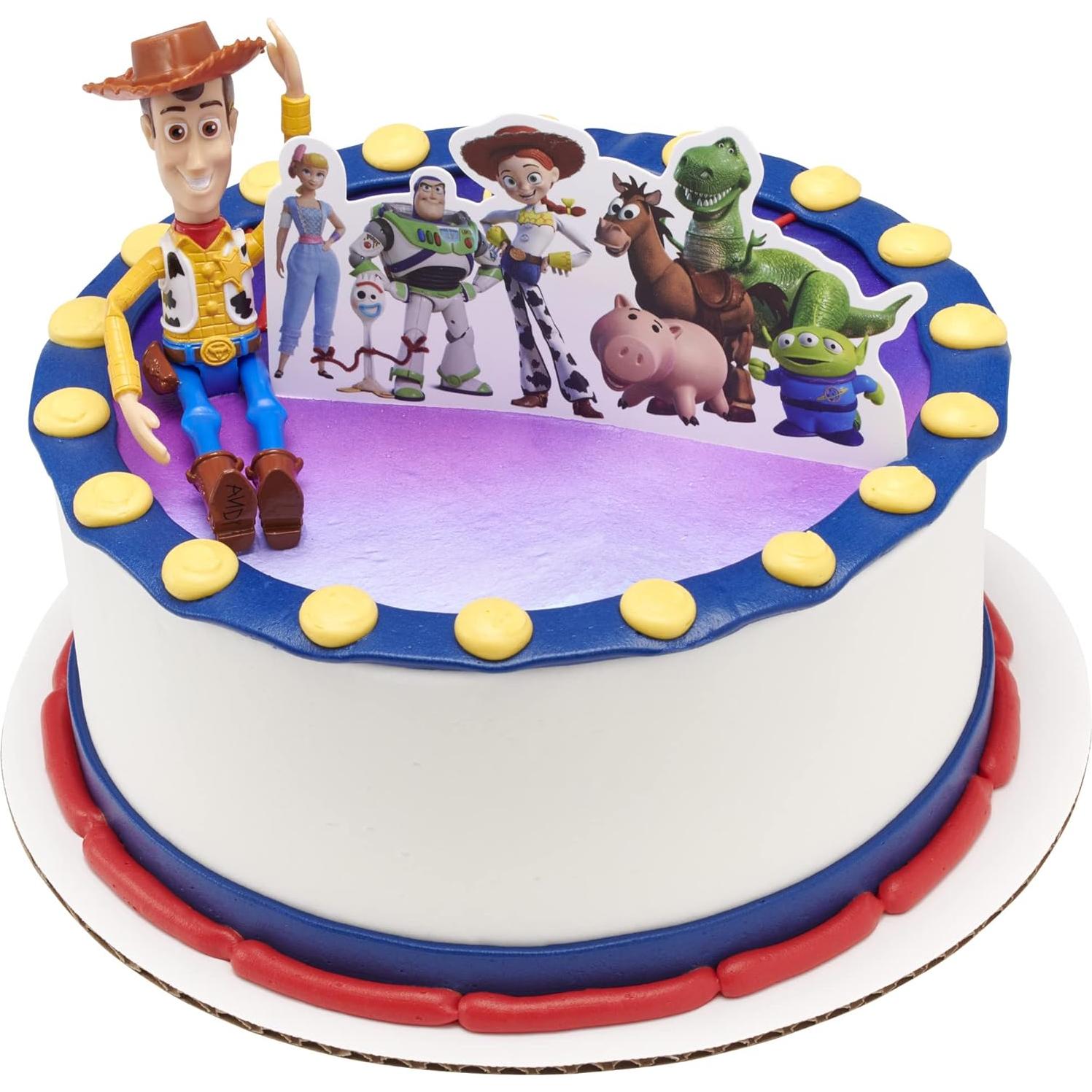 Cake Topper DecoSet Disney Pixar Toy Story 4 Woody 2 Piezas