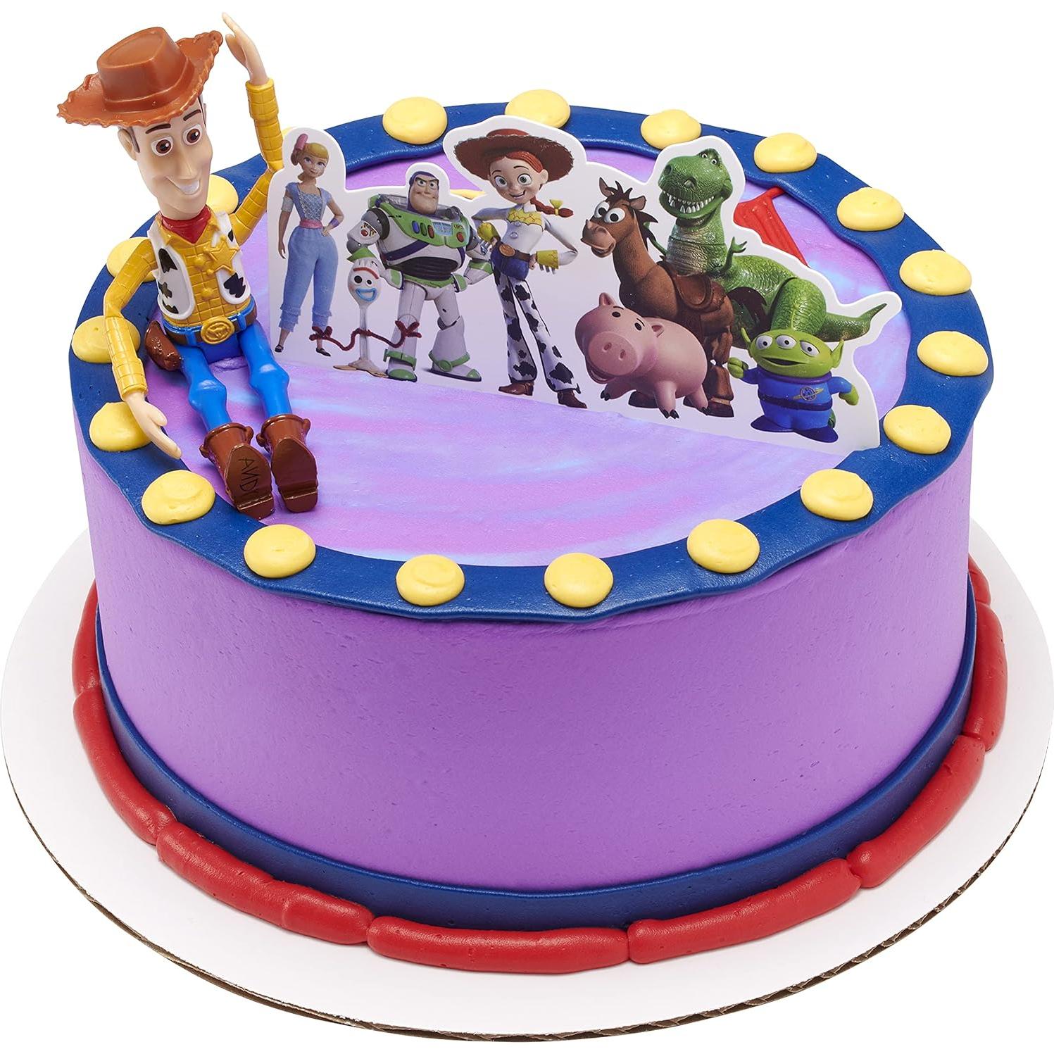 Cake Topper DecoSet Disney Pixar Toy Story 4 Woody 2 Piezas